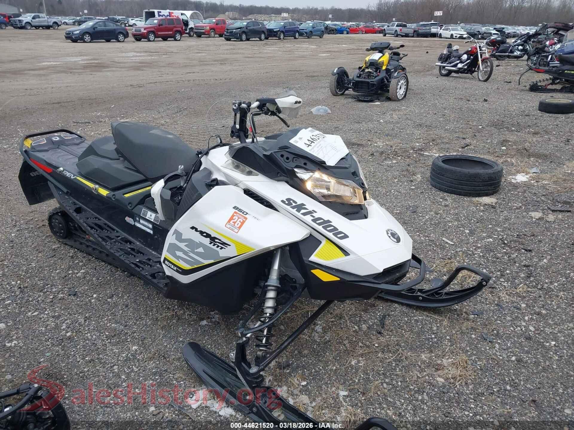 2017 SKI-DOO MX Z TNT 600 — VIN 2BPSUDHE6HV000551