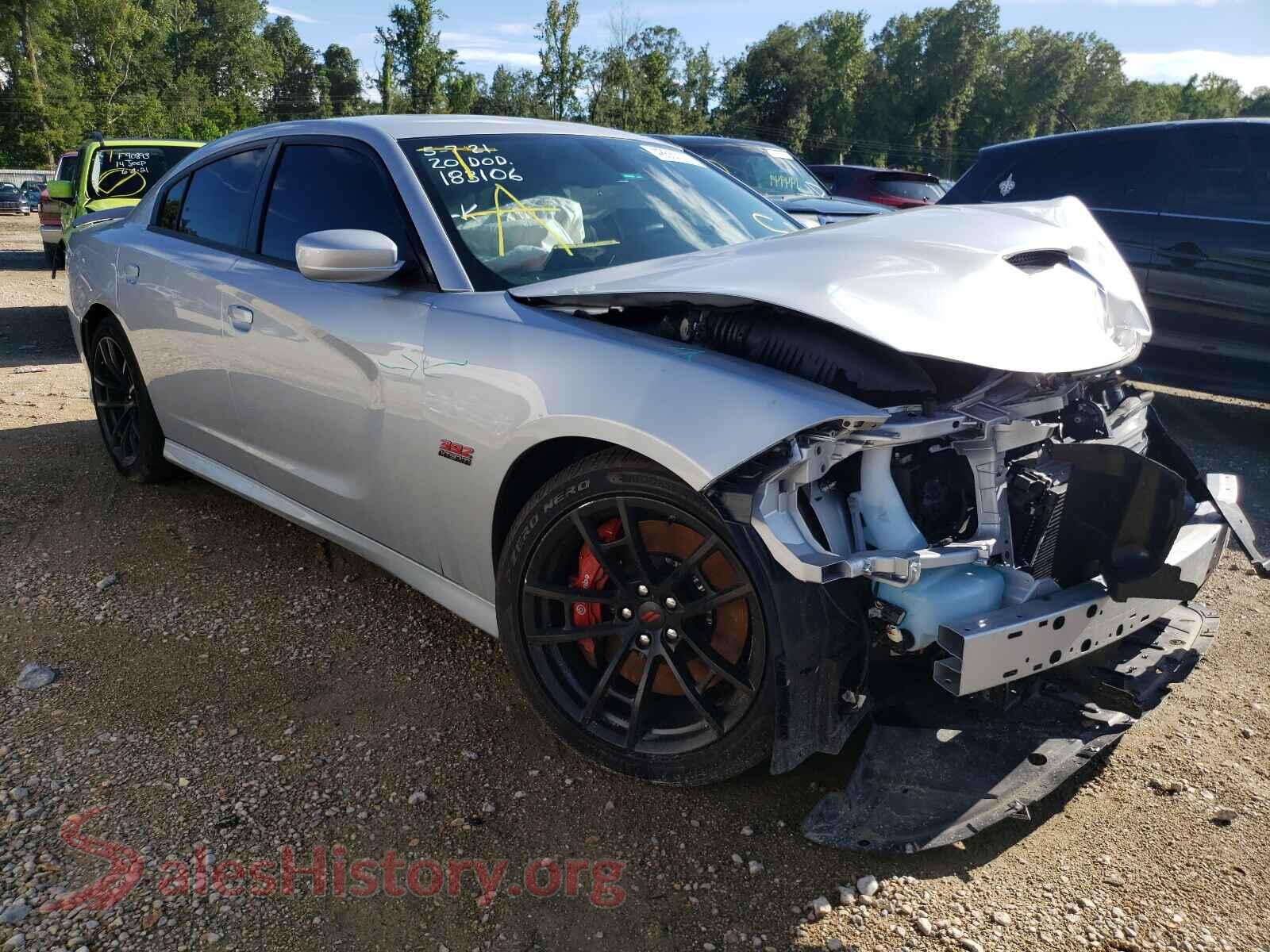 2020 DODGE CHARGER — VIN 2C3CDXGJ0LH183106