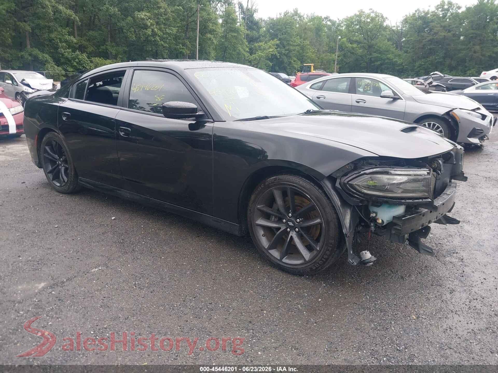 2021 DODGE CHARGER — VIN 2C3CDXHG1MH640218