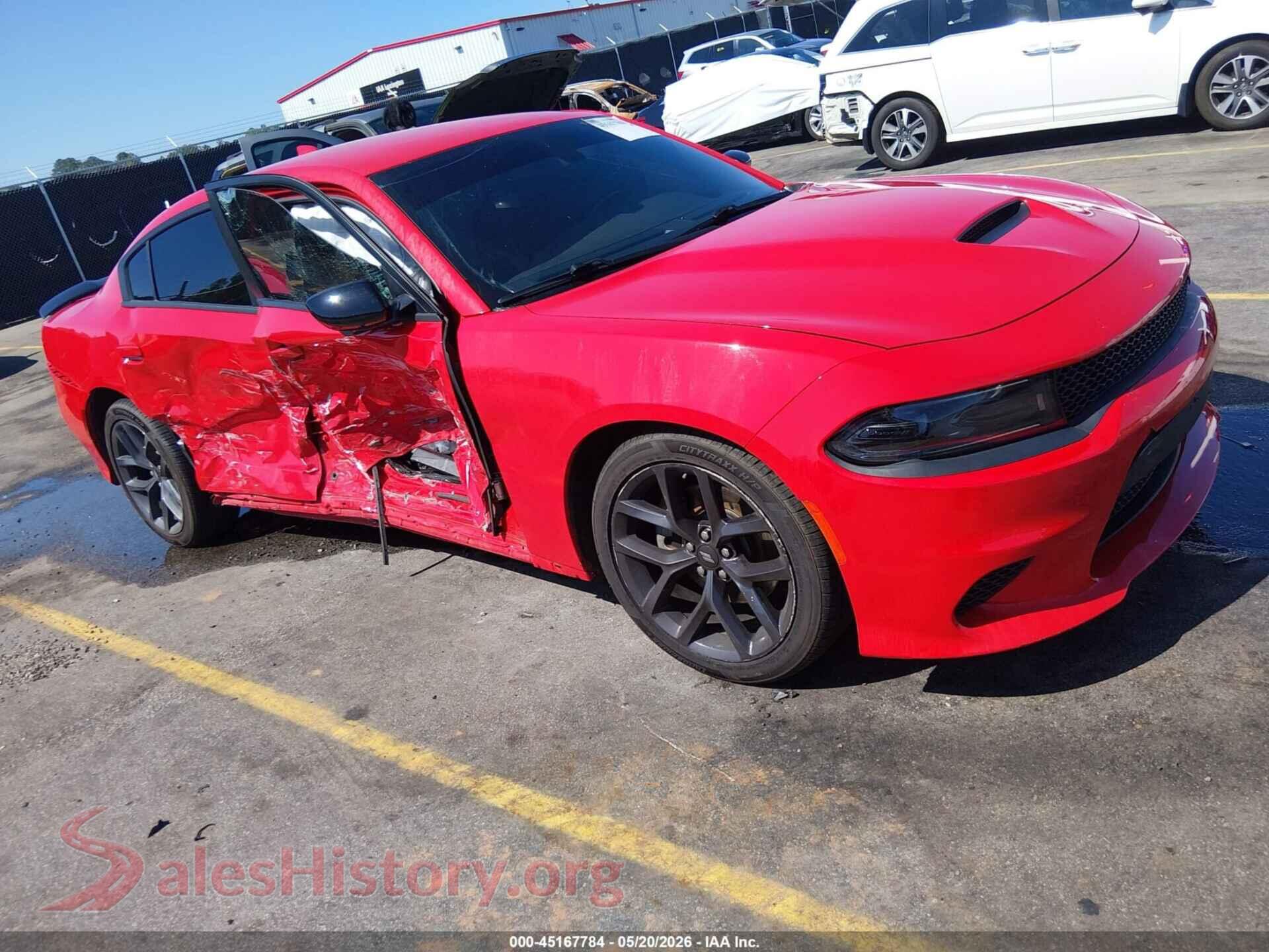 2023 DODGE CHARGER — VIN 2C3CDXHG2PH597920
