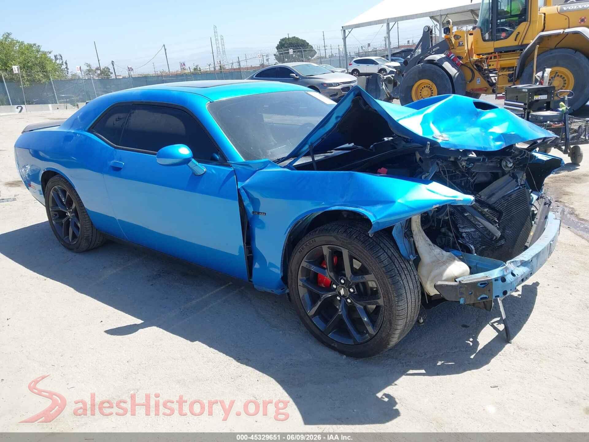 2019 DODGE CHALLENGER — VIN 2C3CDZBT5KH509582