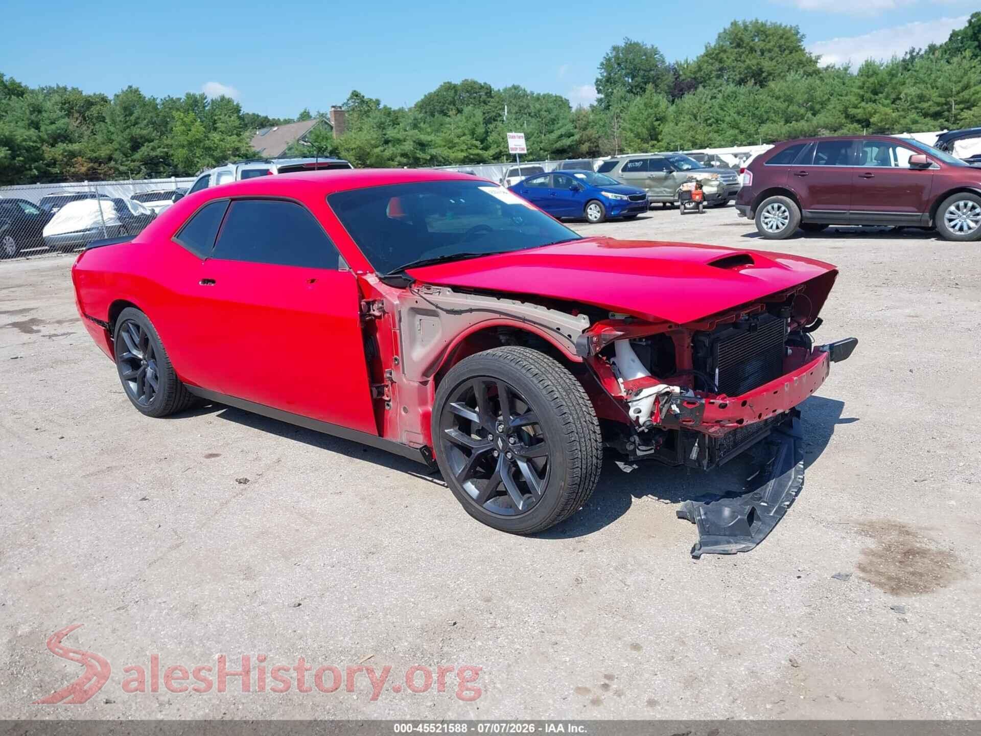 2021 DODGE CHALLENGER — VIN 2C3CDZJG4MH674224