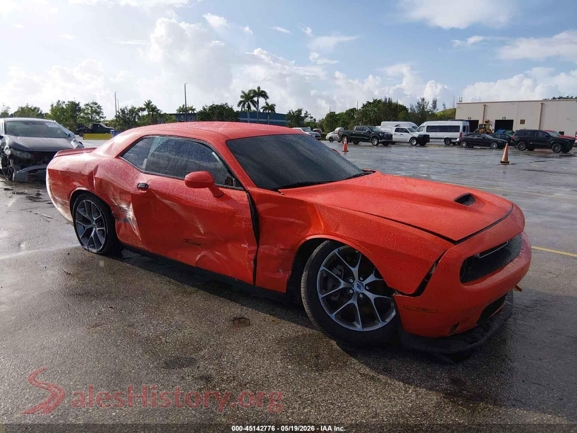2022 DODGE CHALLENGER — VIN 2C3CDZJG9NH148897