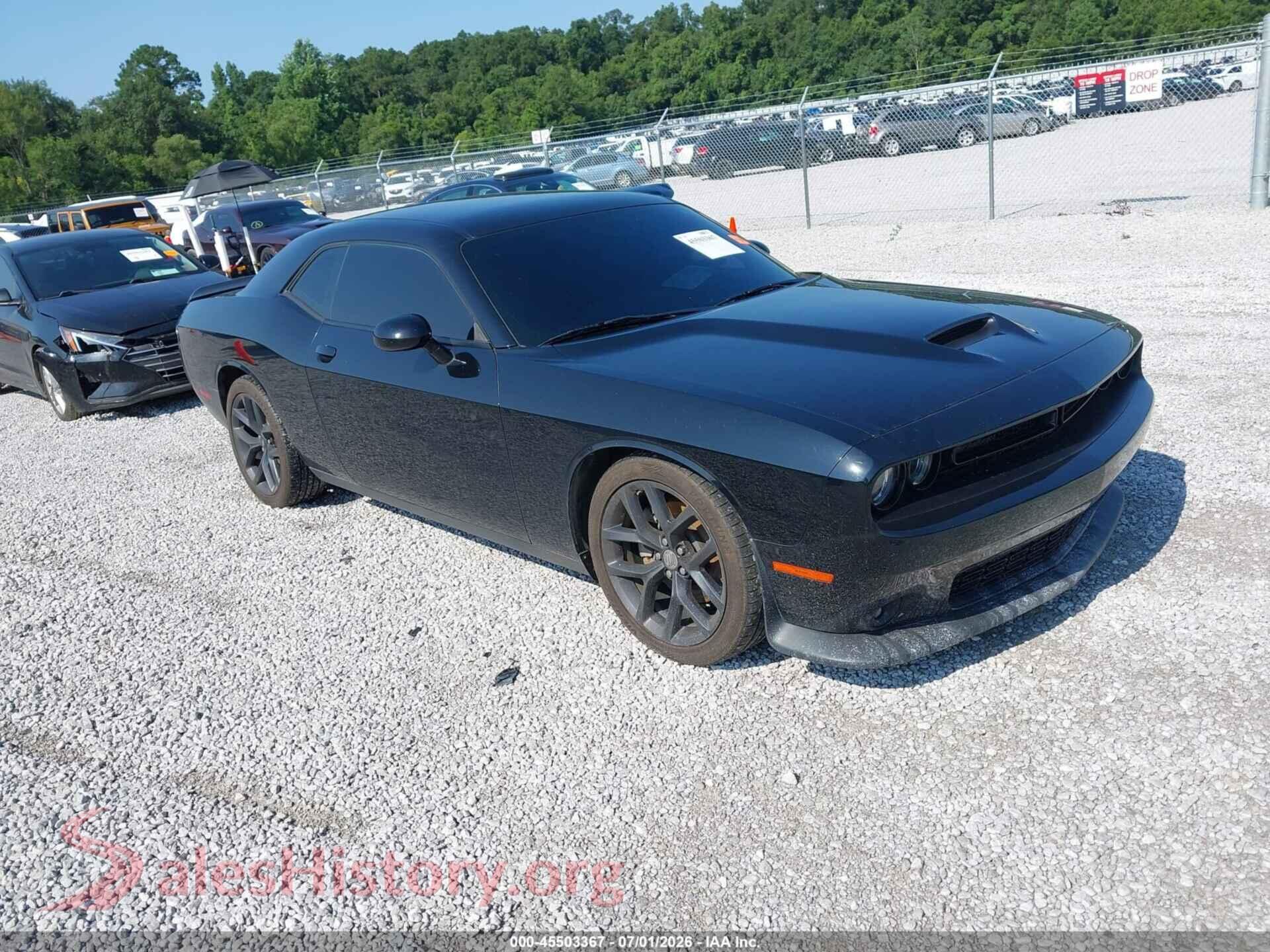 2022 DODGE CHALLENGER — VIN 2C3CDZJGXNH122471