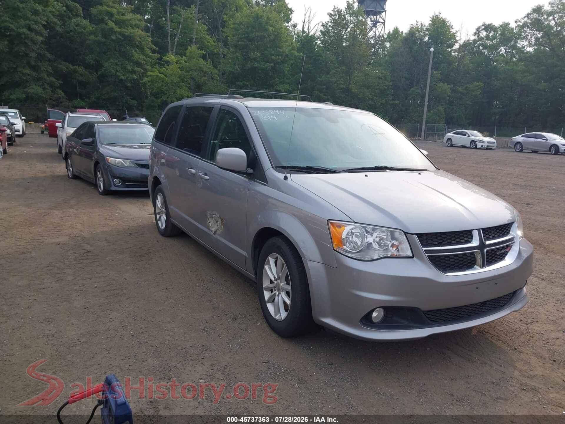 2018 DODGE GRAND CARAVAN — VIN 2C4RDGCG4JR359792
