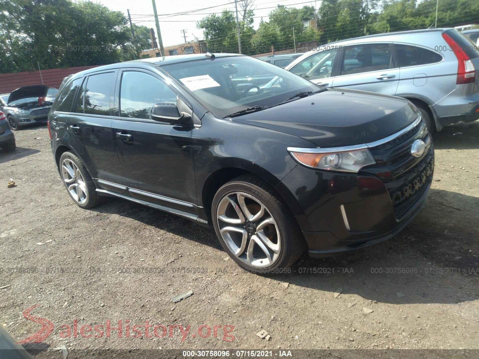2013 FORD EDGE — VIN 2FMDK4AK8DBC35779