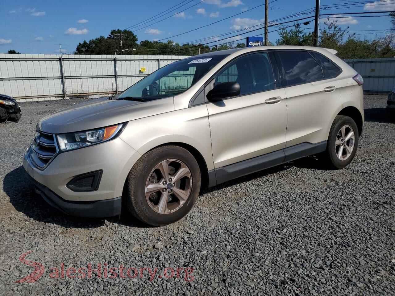 2017 FORD EDGE — VIN 2FMPK4G92HBC40371