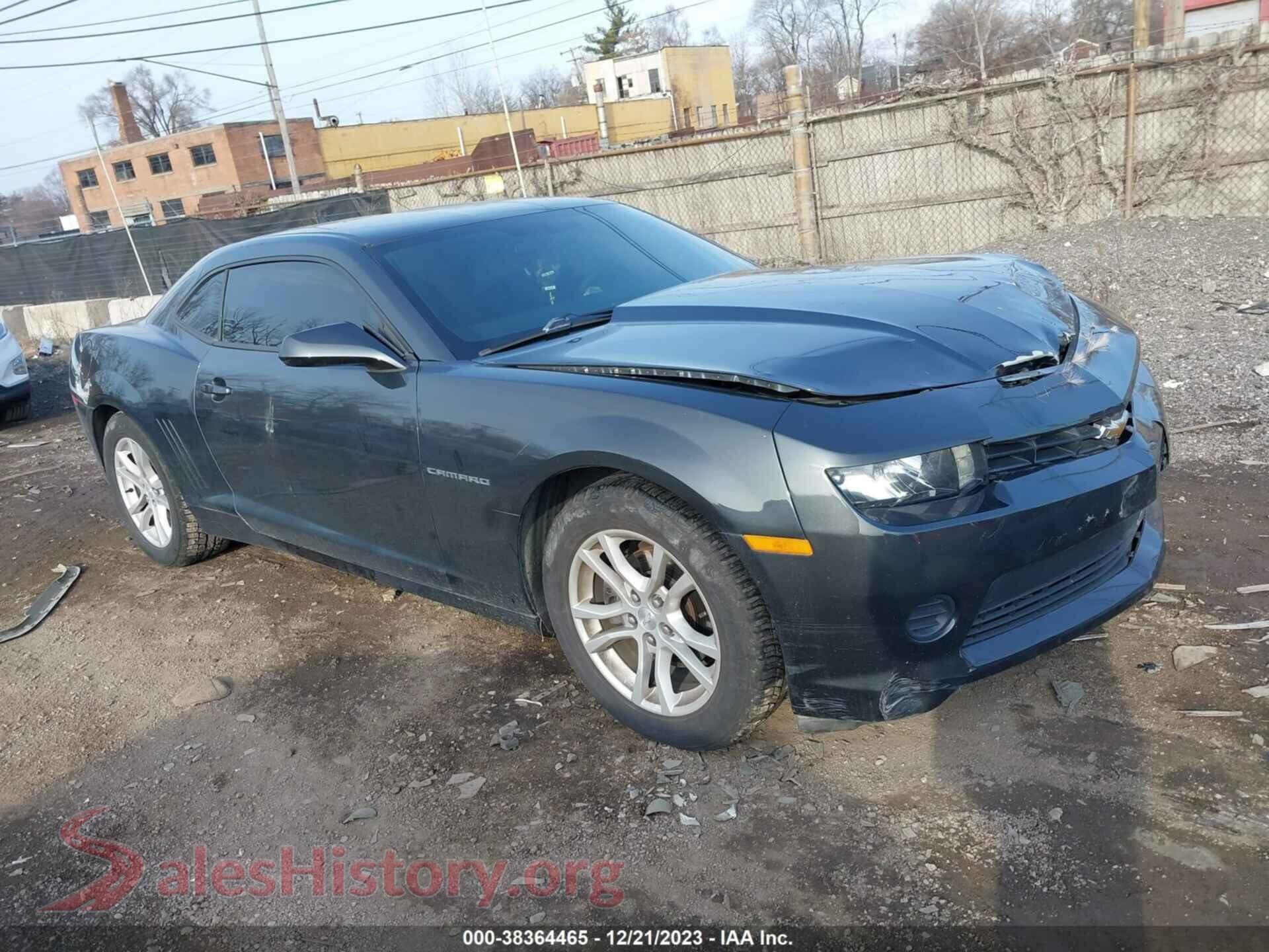 2015 CHEVROLET CAMARO — VIN 2G1FB1E37F9193641