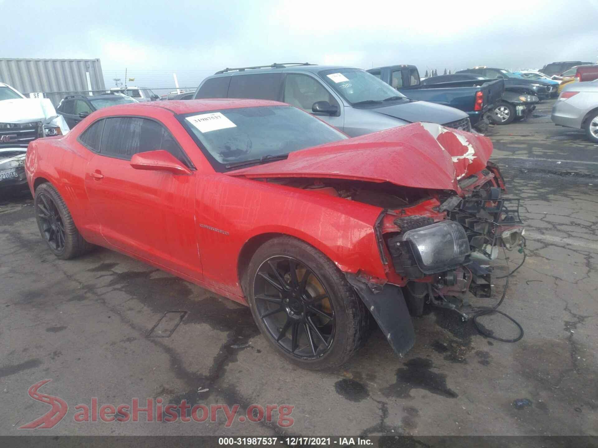 2013 CHEVROLET CAMARO — VIN 2G1FB1E39D9132398