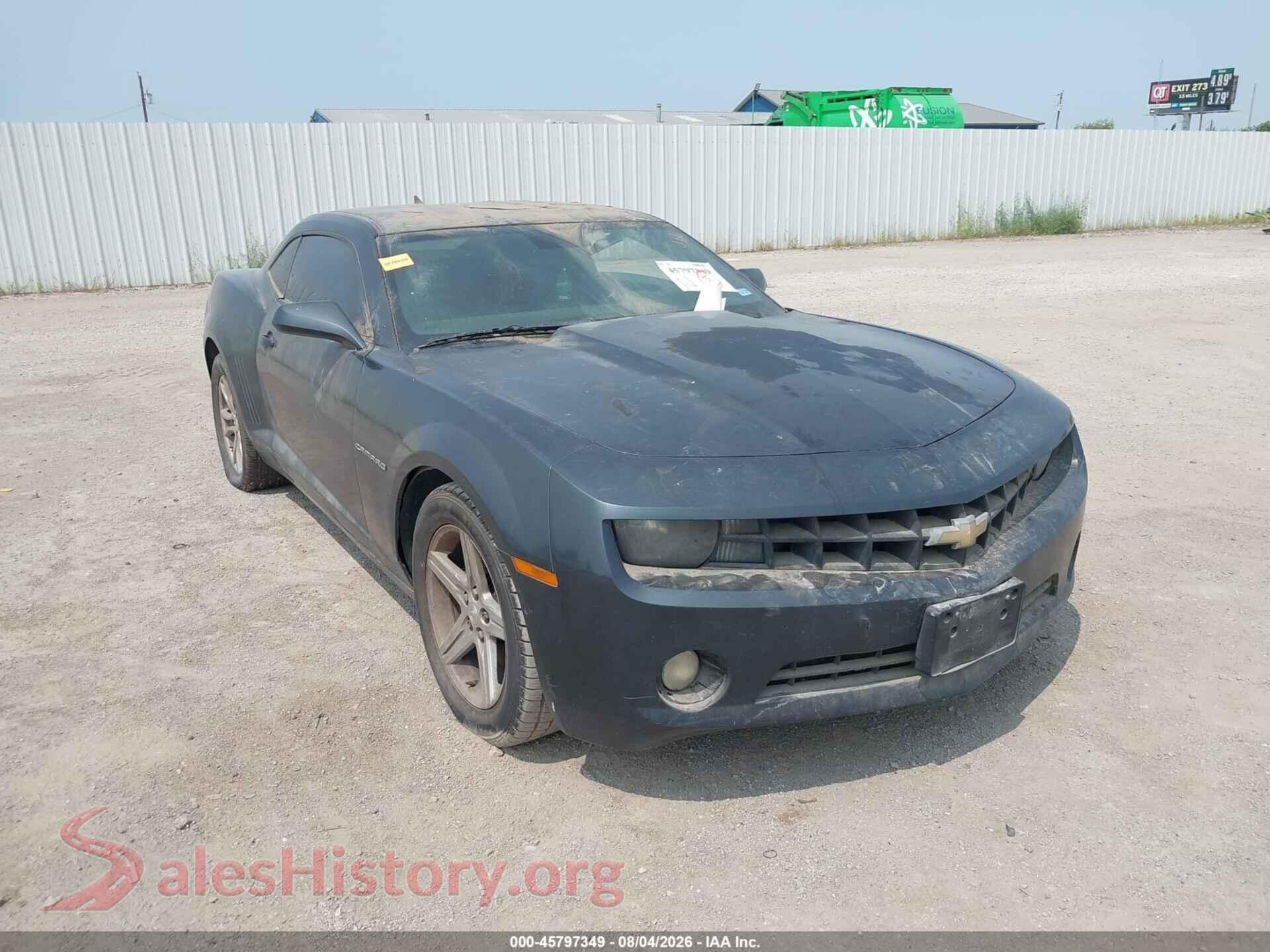 2011 CHEVROLET CAMARO — VIN 2G1FB1ED5B9127950