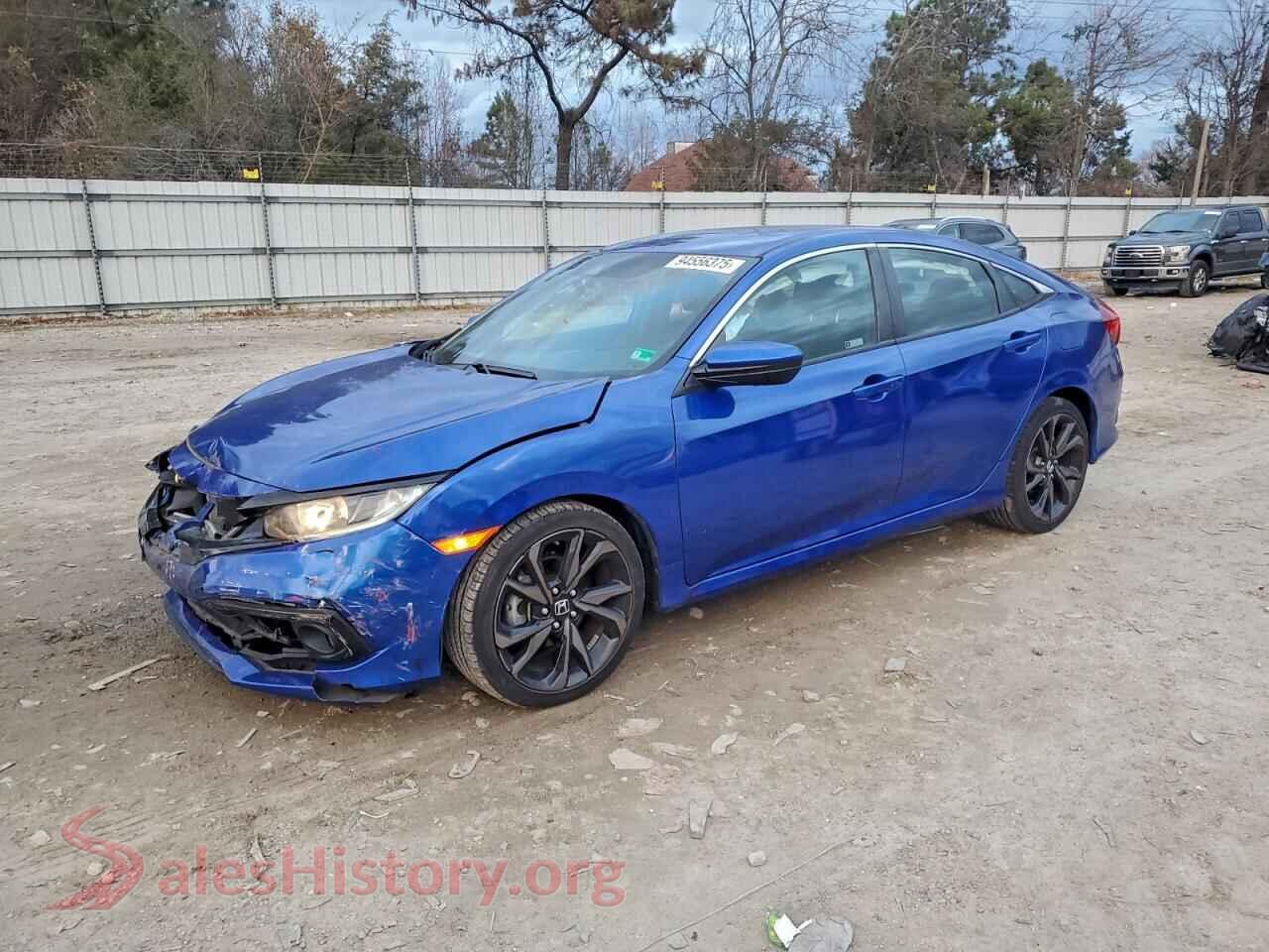 2020 HONDA CIVIC — VIN 2HGFC2E8XLH555115