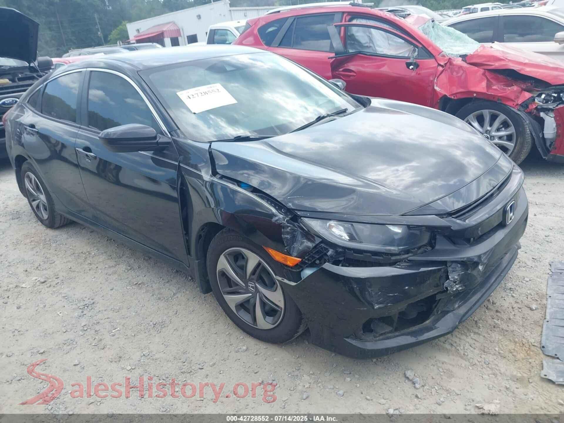2021 HONDA CIVIC — VIN 2HGFC2F64MH522450
