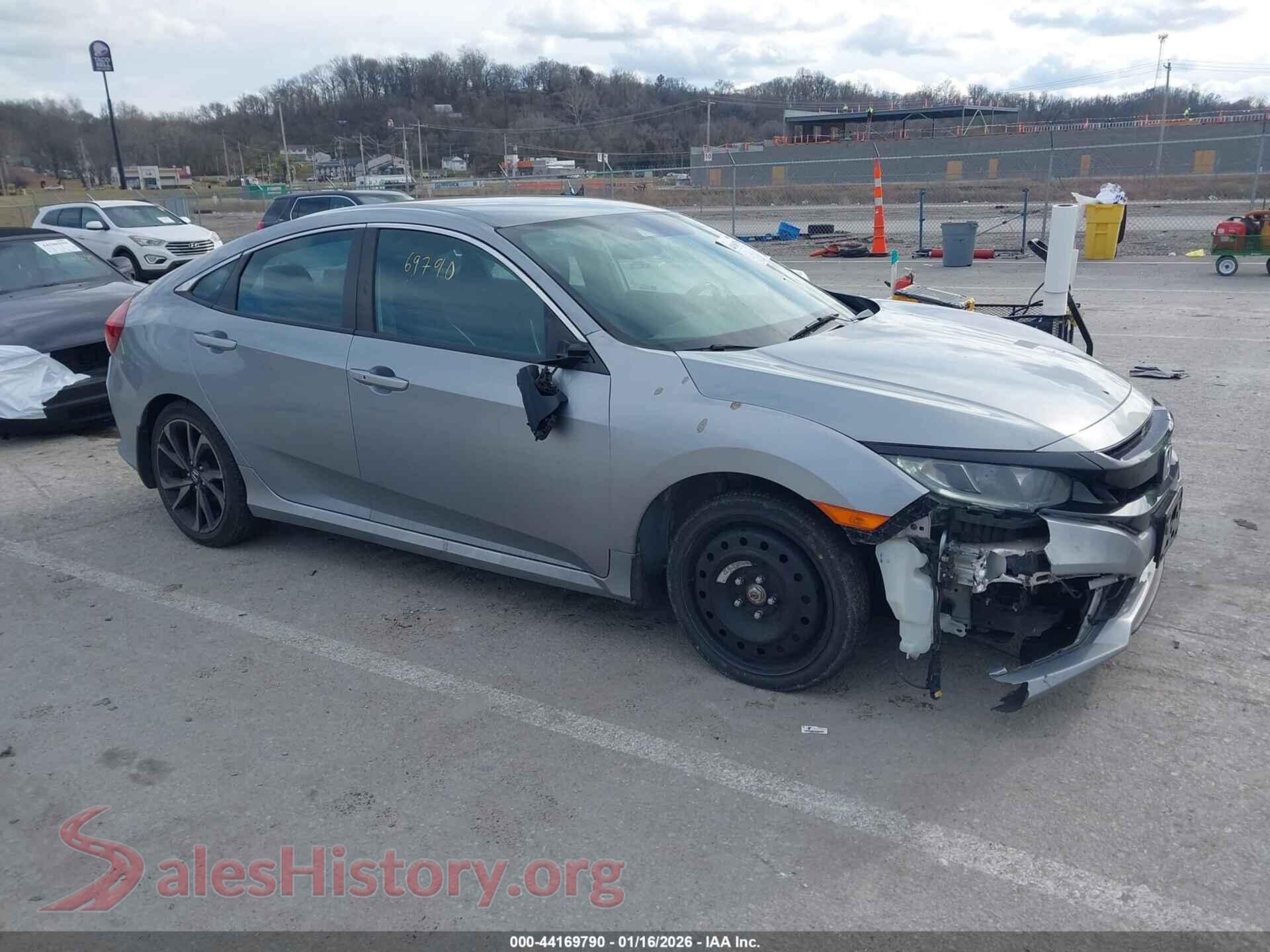 2020 HONDA CIVIC — VIN 2HGFC2F81LH551971