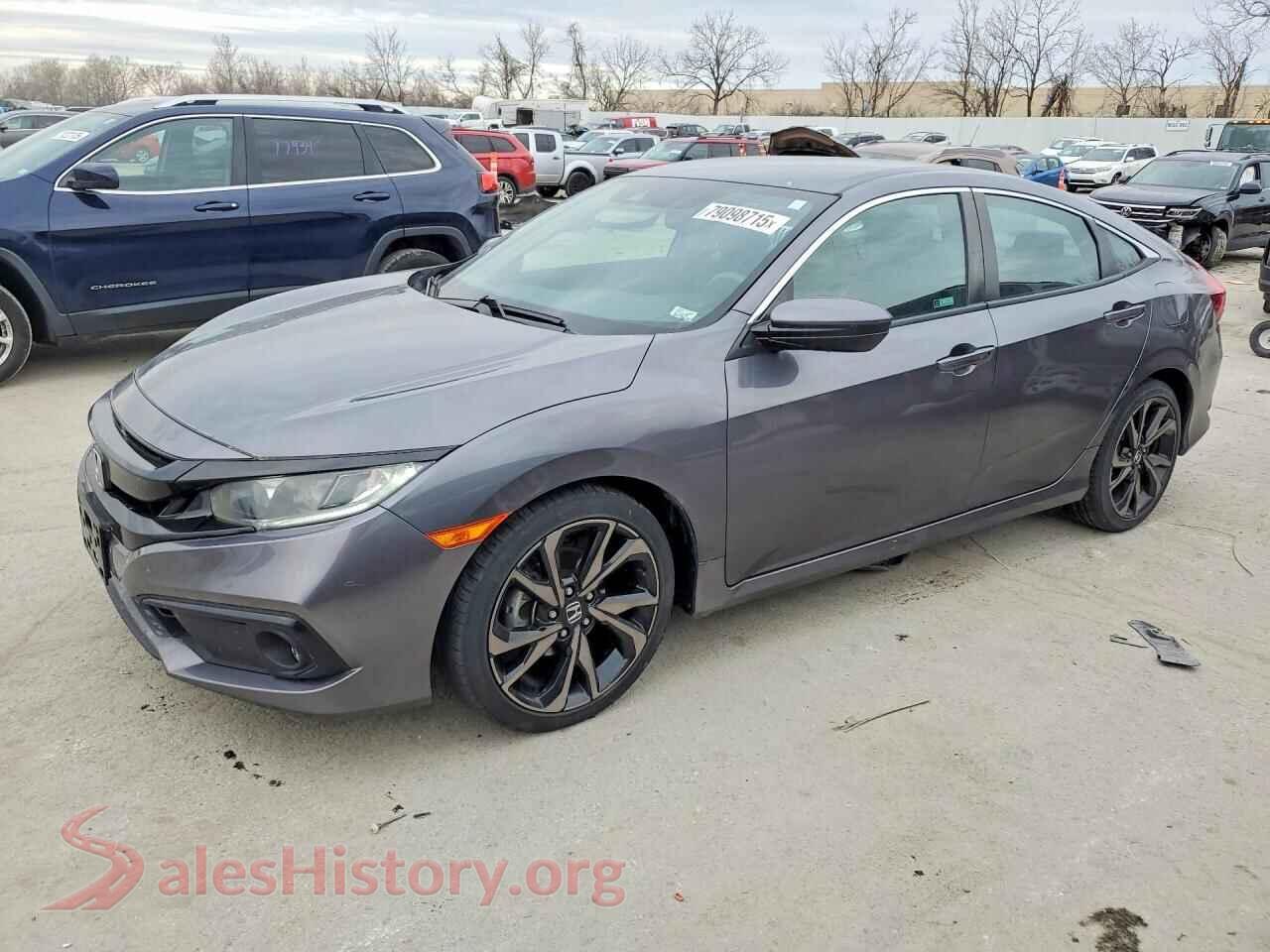 2021 HONDA CIVIC — VIN 2HGFC2F82MH544254