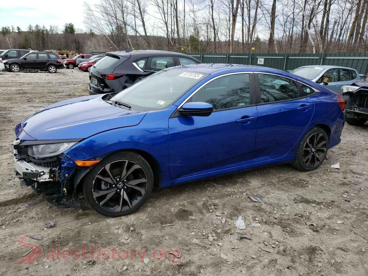 2019 HONDA CIVIC — VIN 2HGFC2F88KH601456