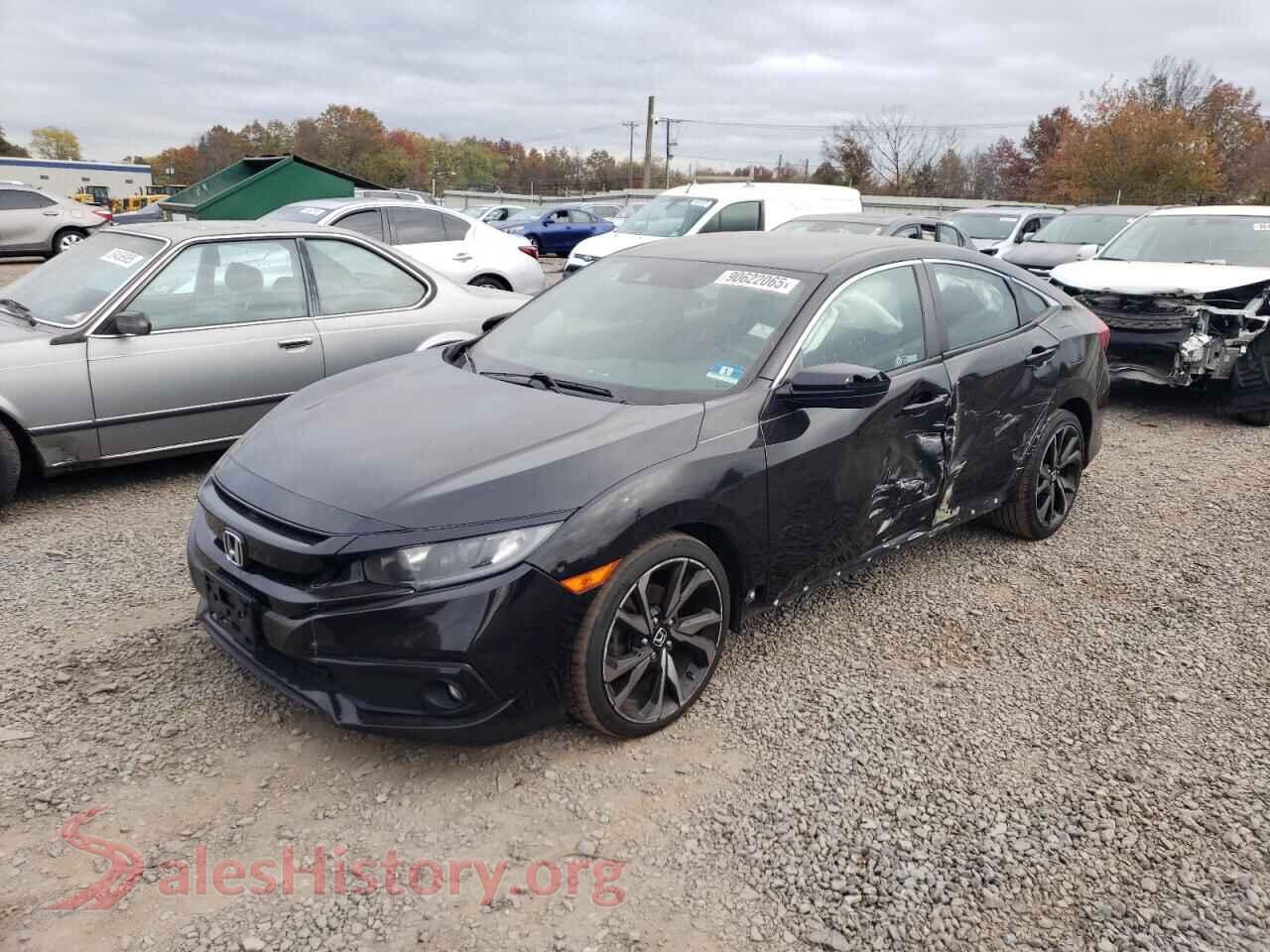 2020 HONDA CIVIC — VIN 2HGFC2F8XLH525465