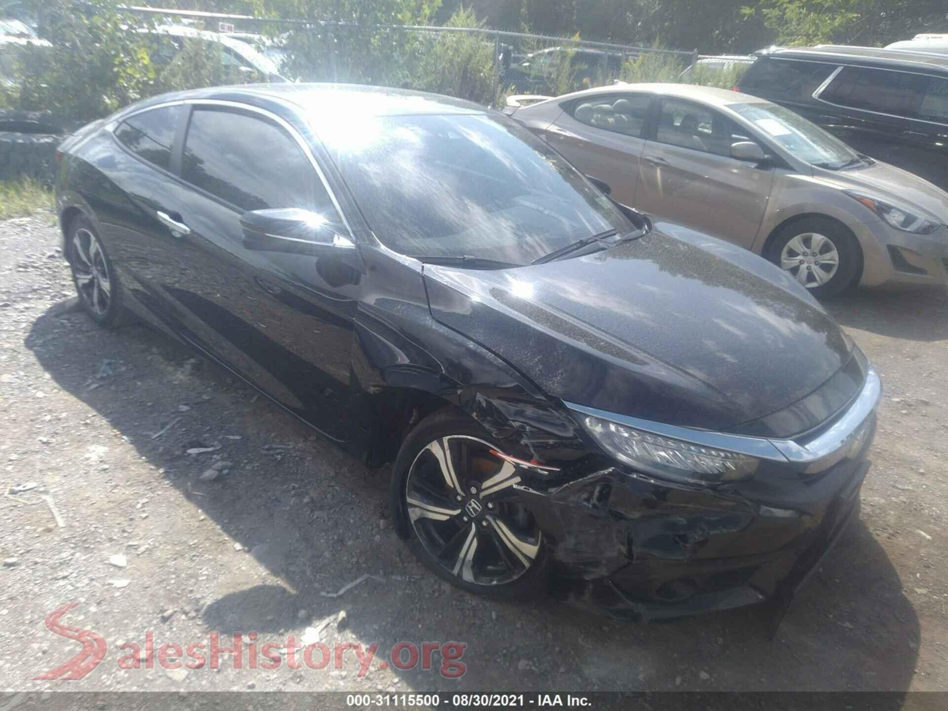 2016 HONDA CIVIC COUPE — VIN 2HGFC3B98GH352667