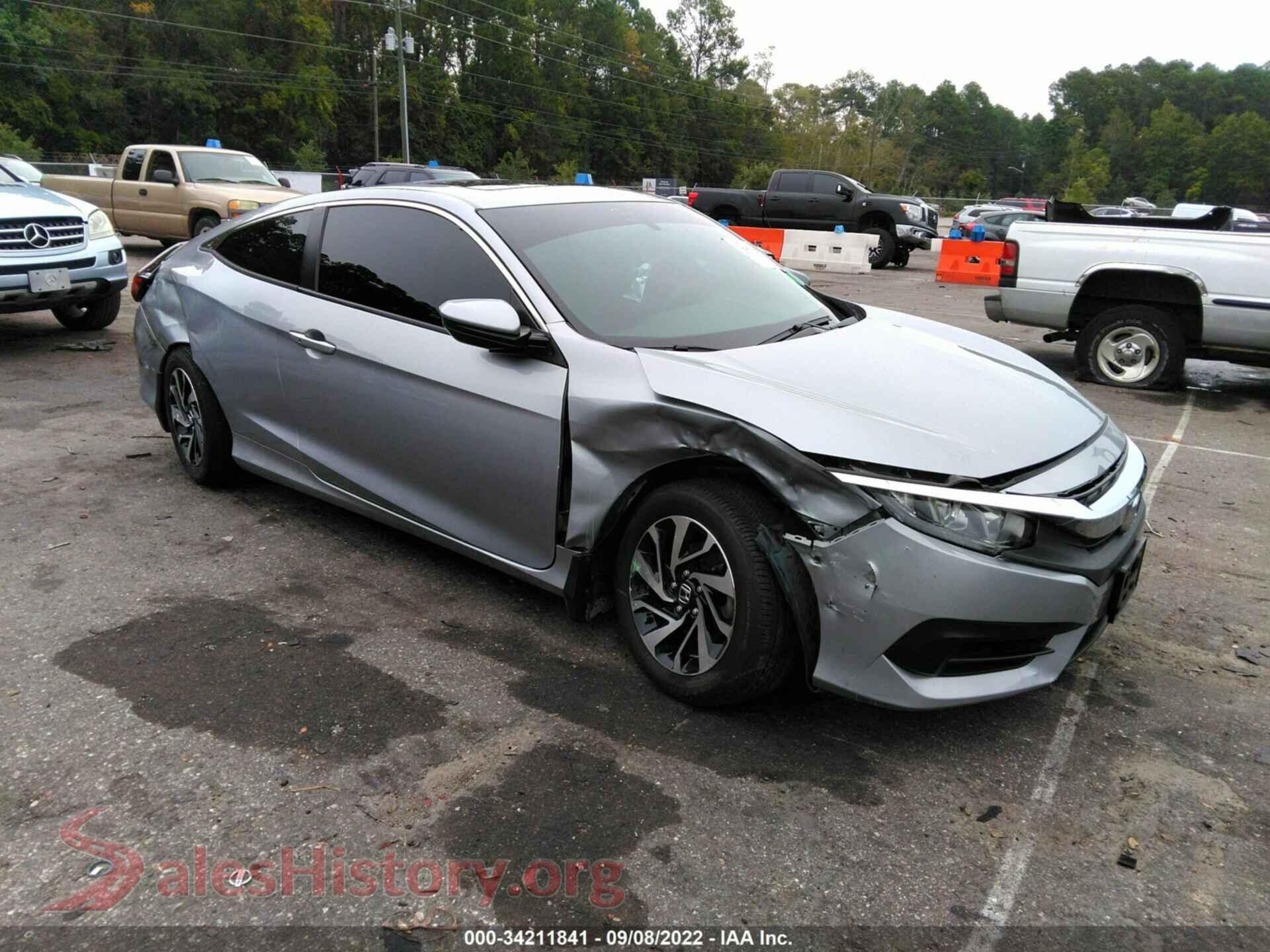 2016 HONDA CIVIC COUPE — VIN 2HGFC4B00GH315037