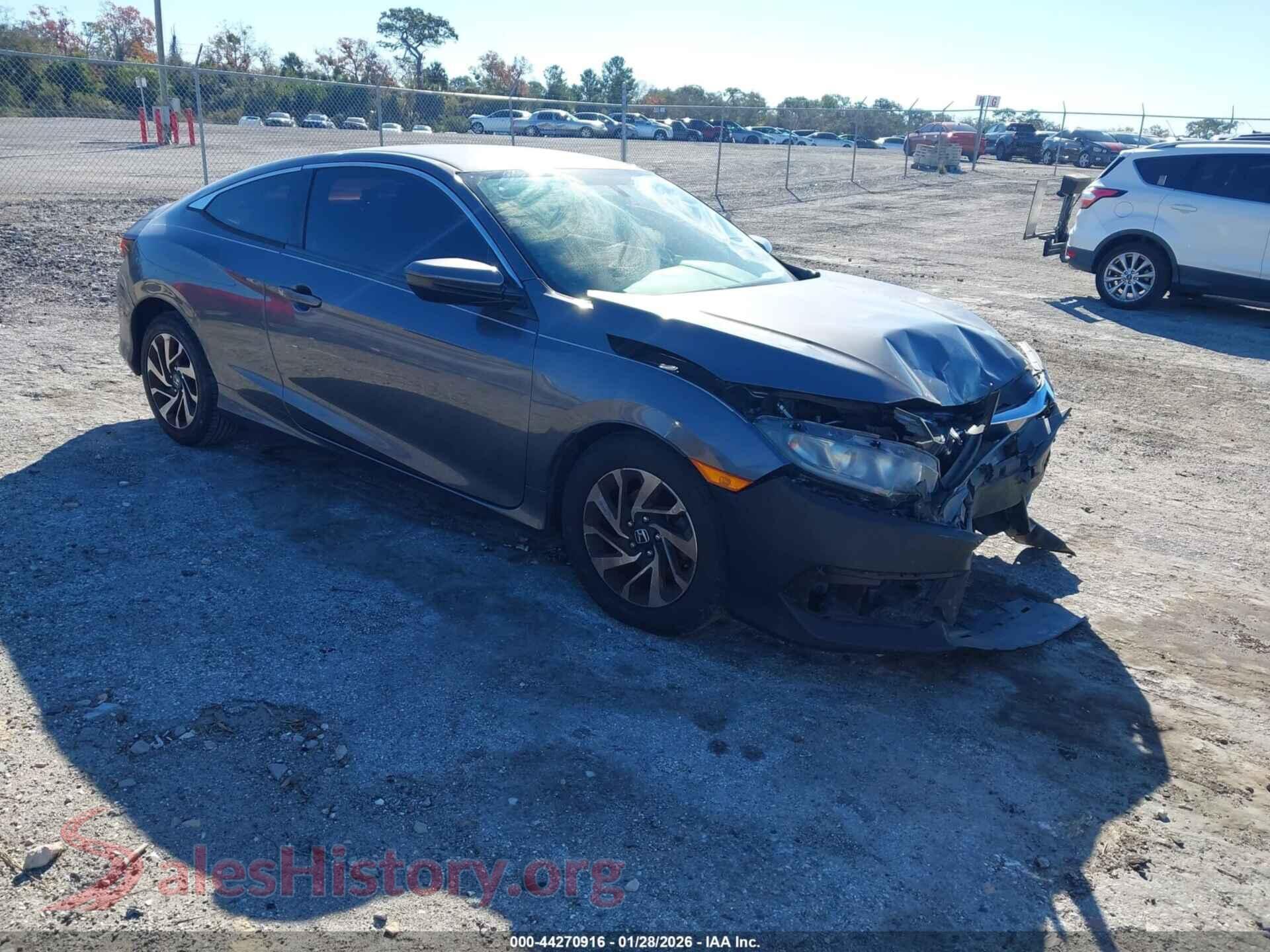 2016 HONDA CIVIC — VIN 2HGFC4B54GH314758