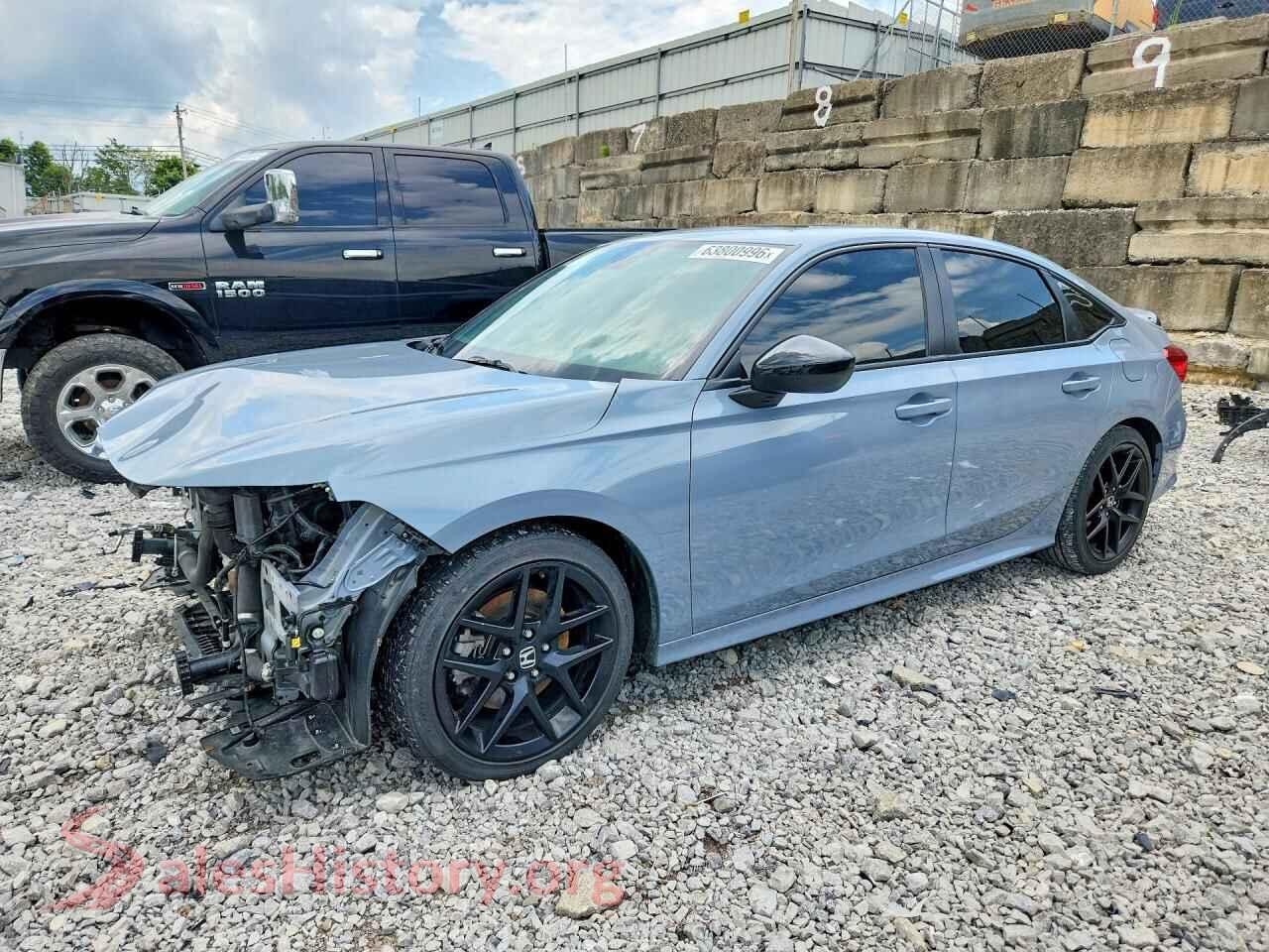 2022 HONDA CIVIC — VIN 2HGFE1E51NH475425