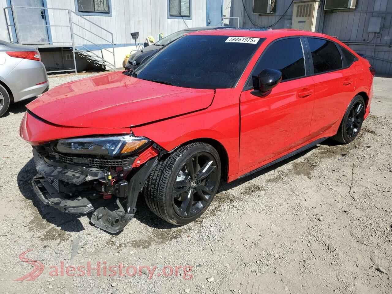 2025 HONDA CIVIC — VIN 2HGFE1E52SH471119