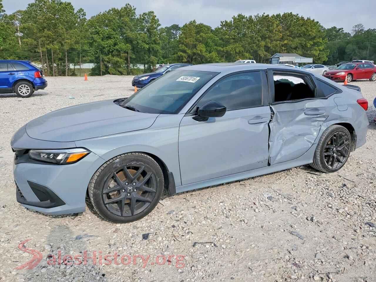 2022 HONDA CIVIC — VIN 2HGFE1E53NH471960