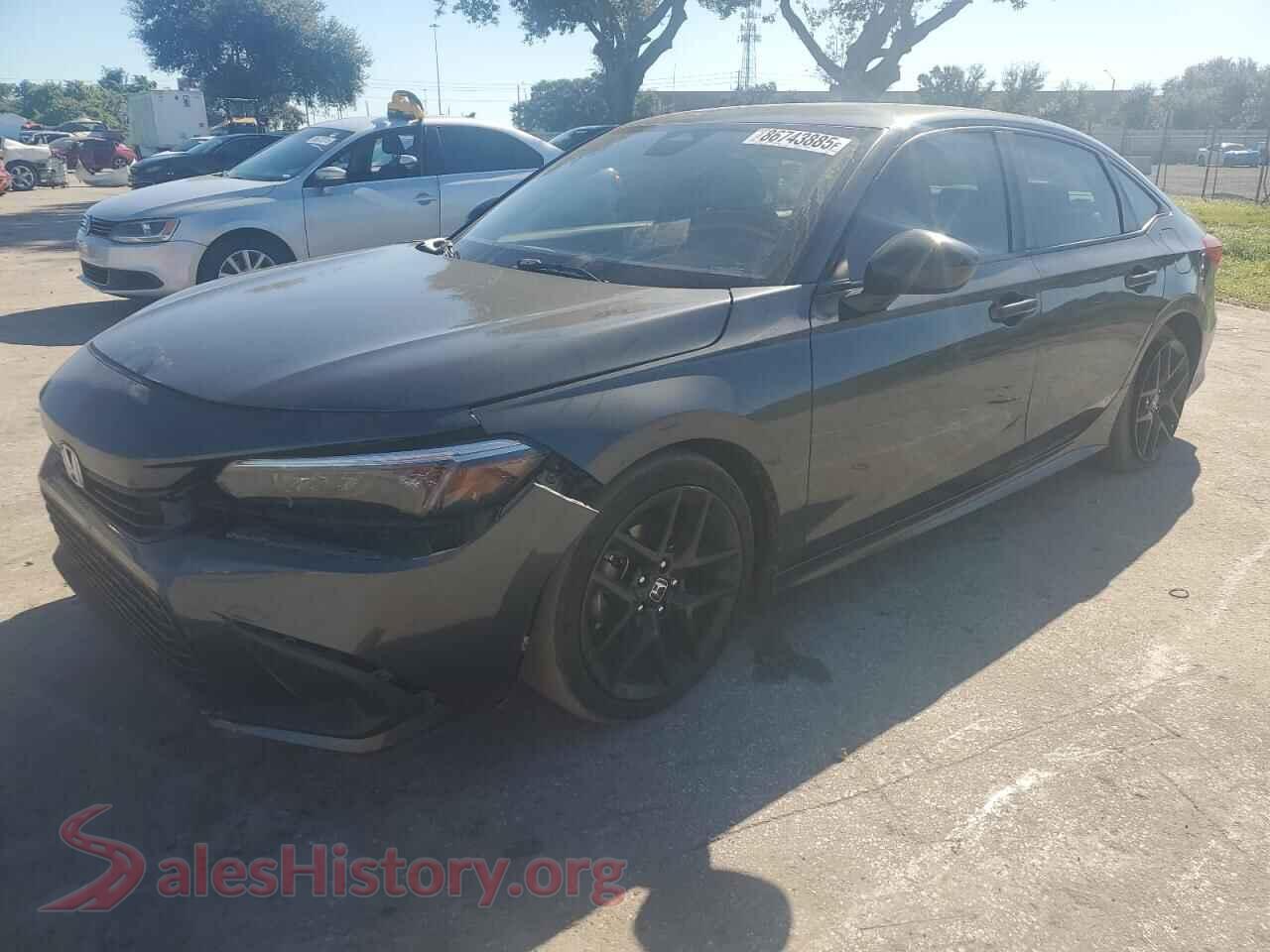 2022 HONDA CIVIC — VIN 2HGFE2F50NH534517