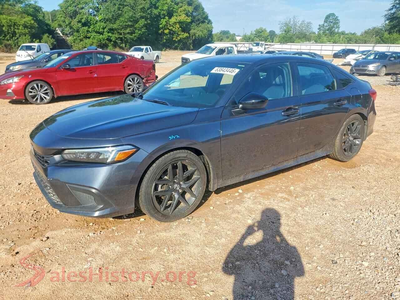 2022 HONDA CIVIC — VIN 2HGFE2F51NH545106