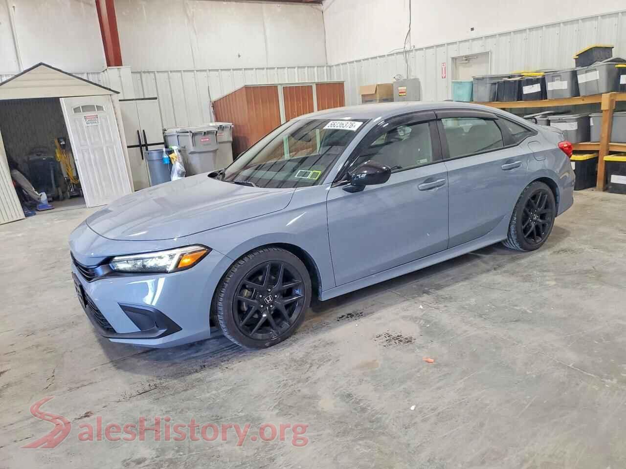 2022 HONDA CIVIC — VIN 2HGFE2F51NH601514