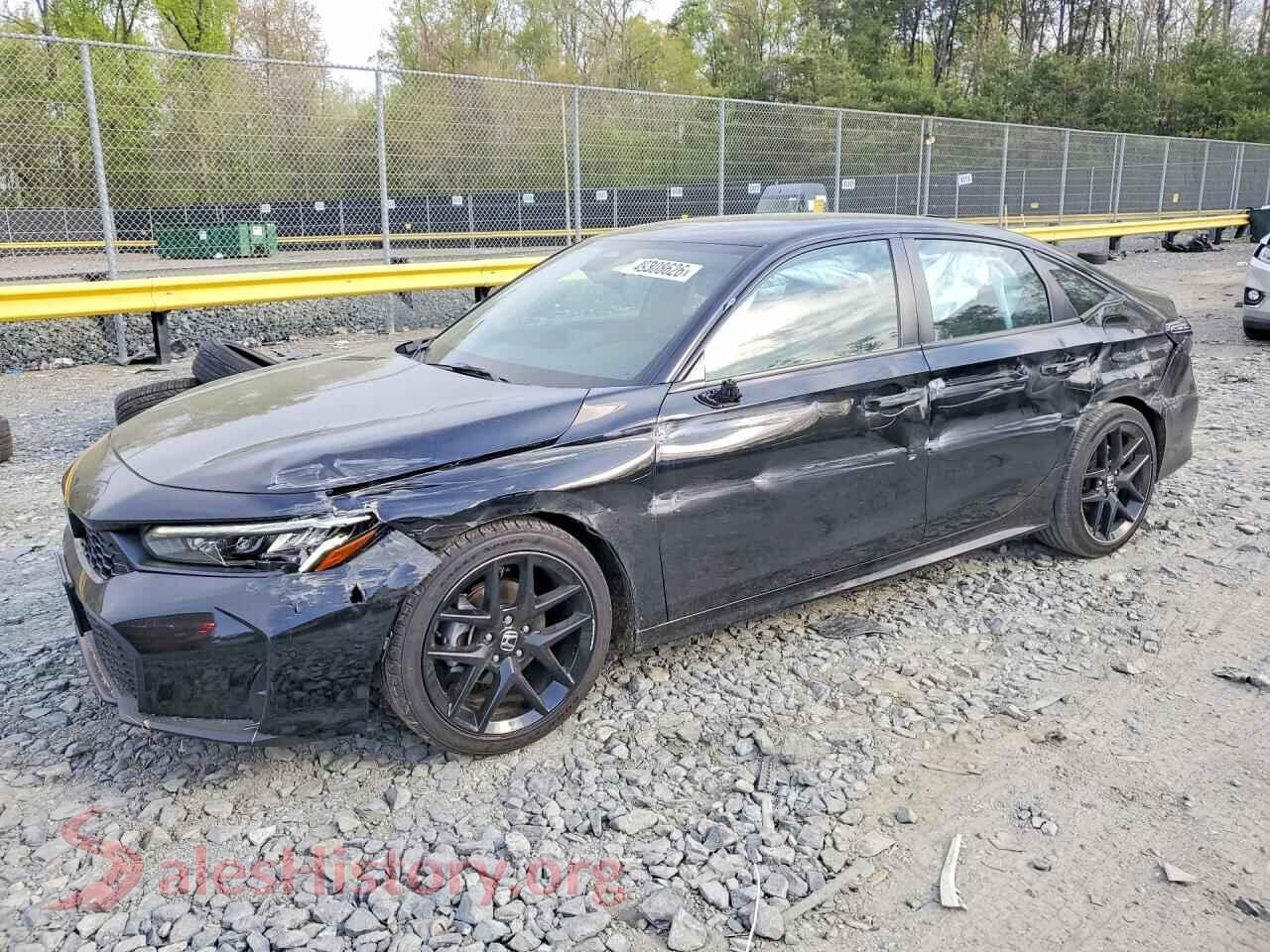 2025 HONDA CIVIC — VIN 2HGFE2F54SH562607