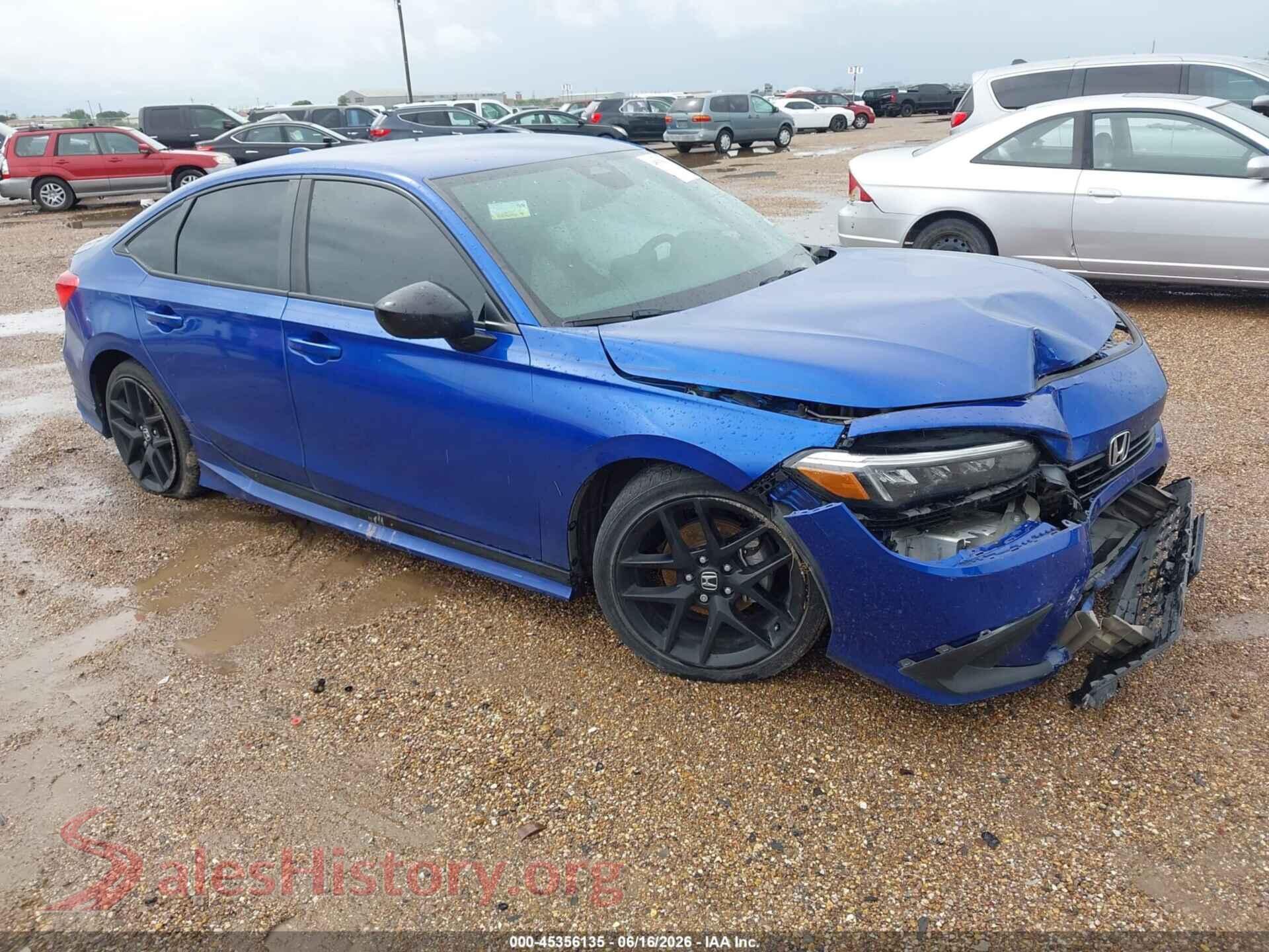2024 HONDA CIVIC — VIN 2HGFE2F55RH526077