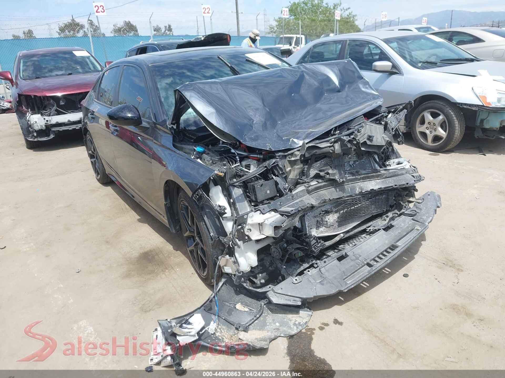 2025 HONDA CIVIC HYBRID — VIN 2HGFE4F86SH311920