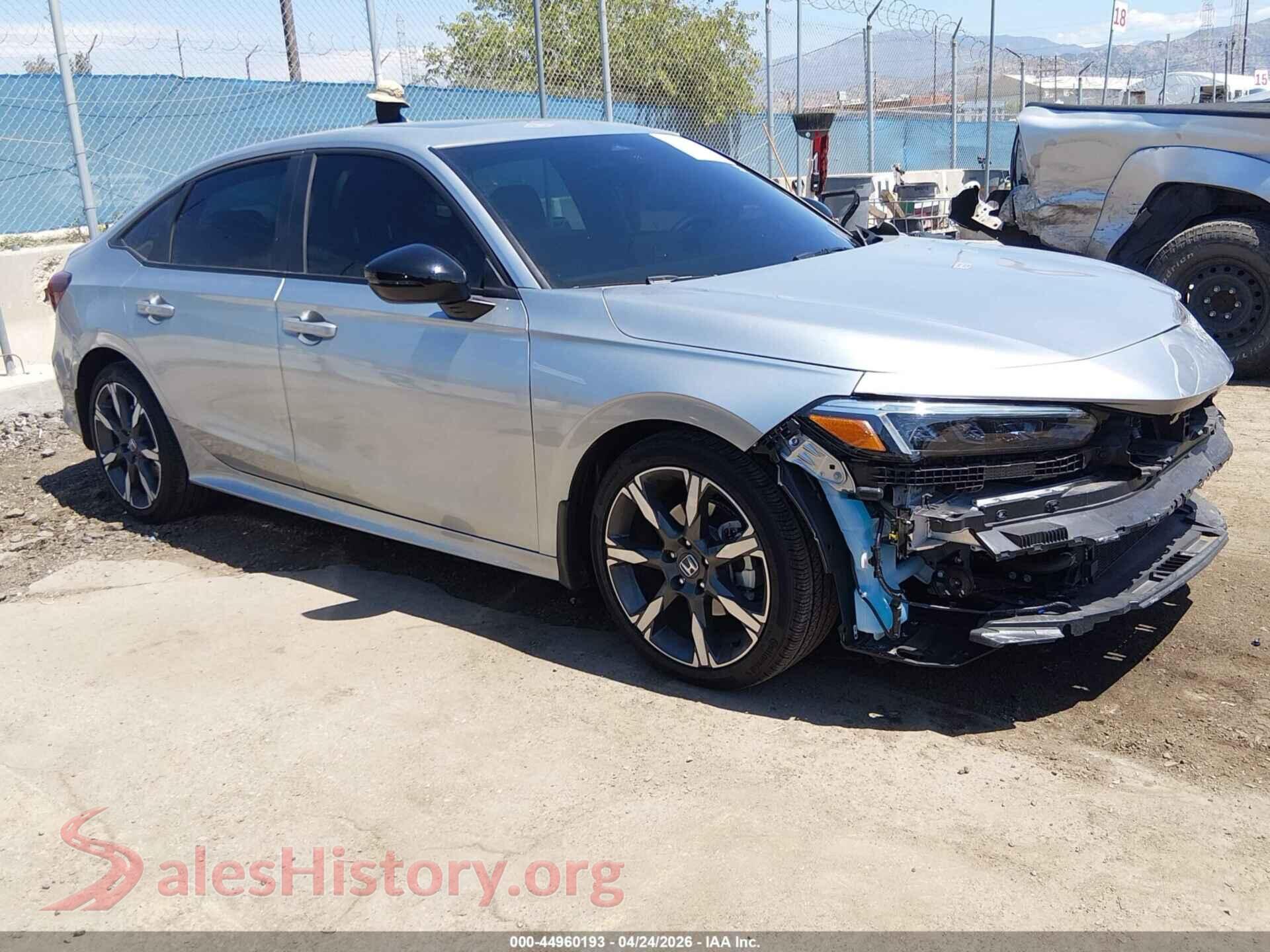 2026 HONDA CIVIC HYBRID — VIN 2HGFE4F87TH315069