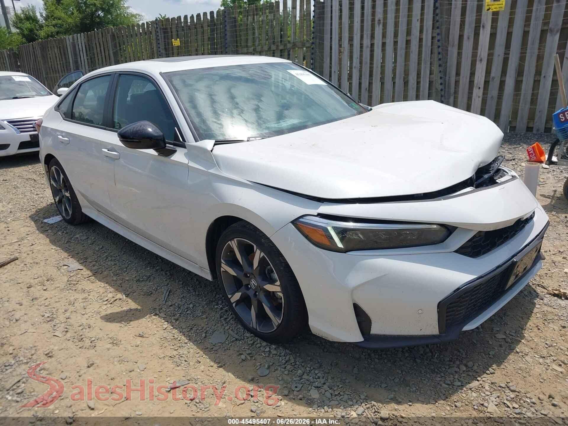 2026 HONDA CIVIC HYBRID — VIN 2HGFE4F88TH311385