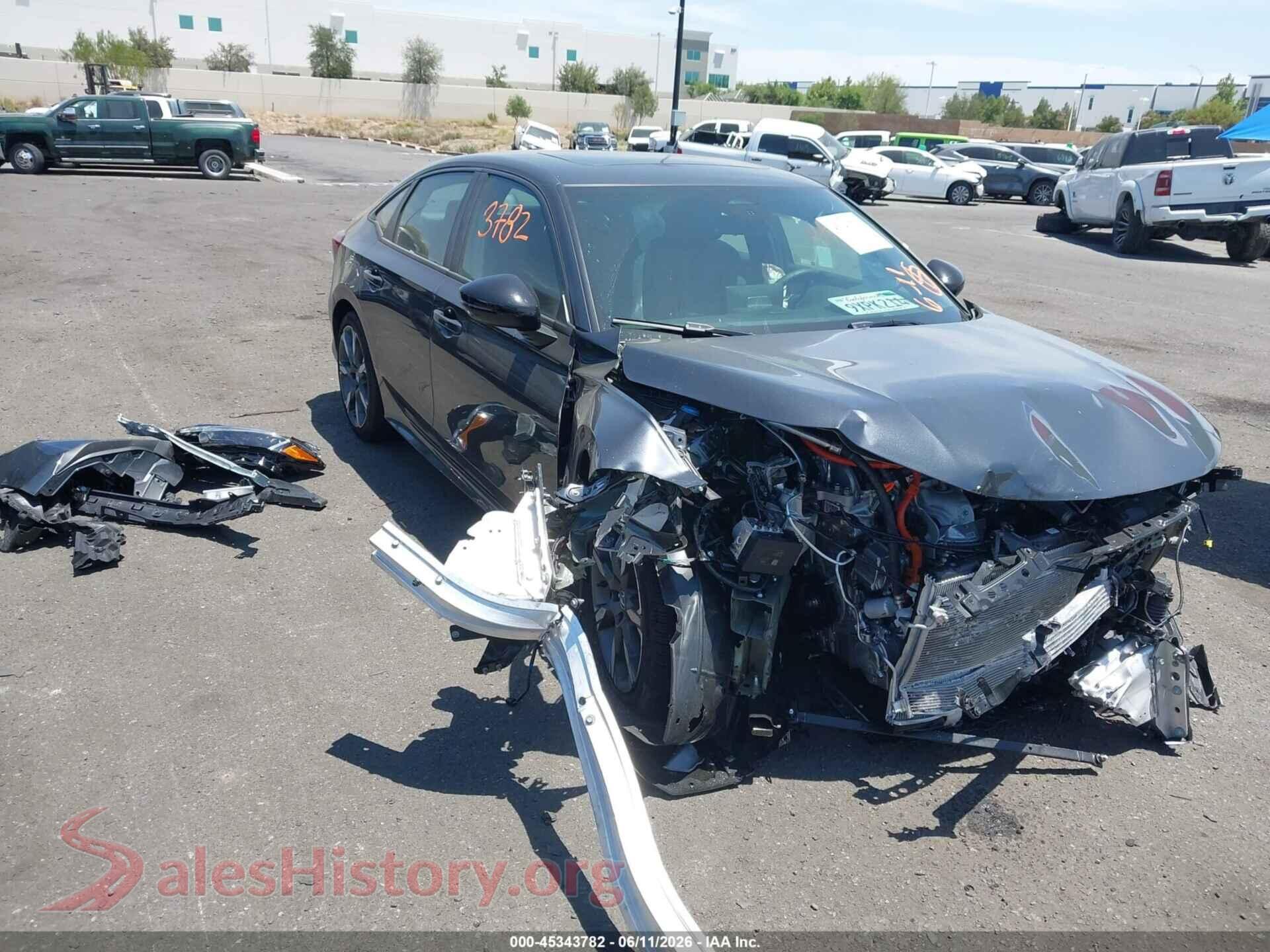 2026 HONDA CIVIC HYBRID — VIN 2HGFE4F8XTH328575