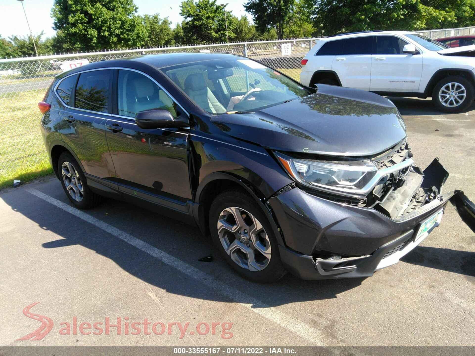 2018 HONDA CR-V — VIN 2HKRW2H81JH625829