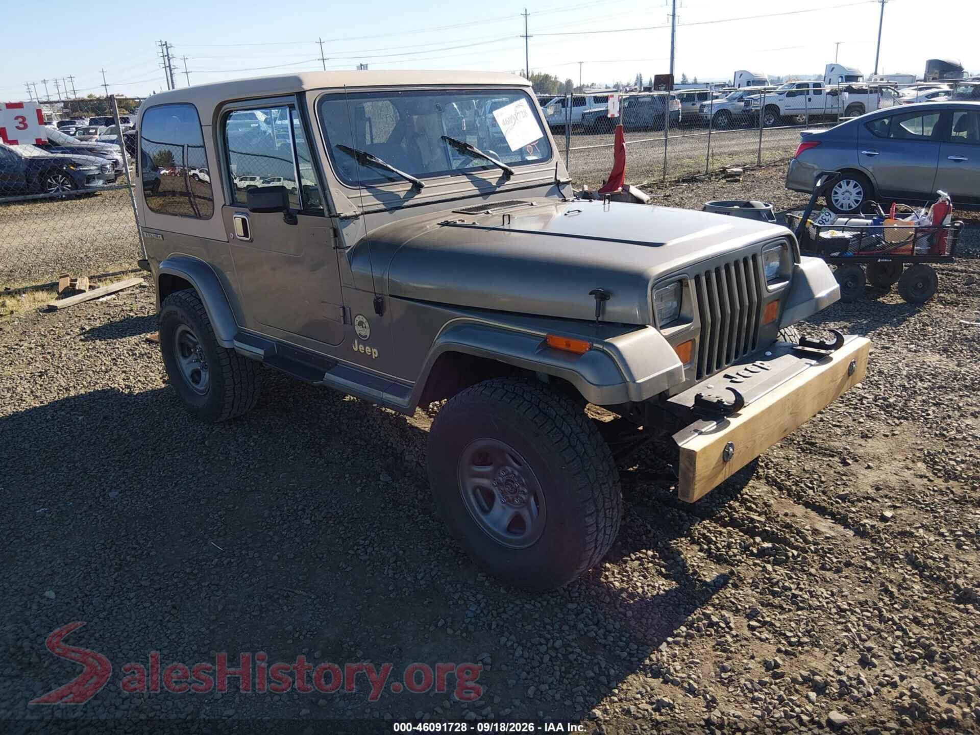 1990 JEEP WRANGLER / YJ — VIN 2J4FY49T9LJ549139