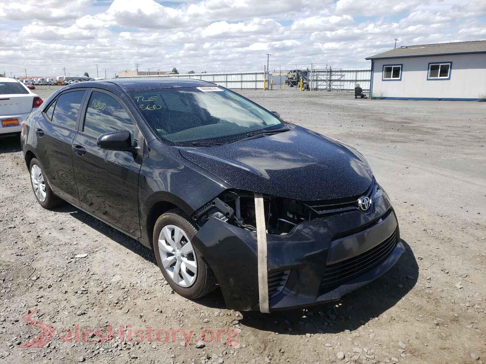 2016 TOYOTA COROLLA — VIN 2T1BURHE2GC610127