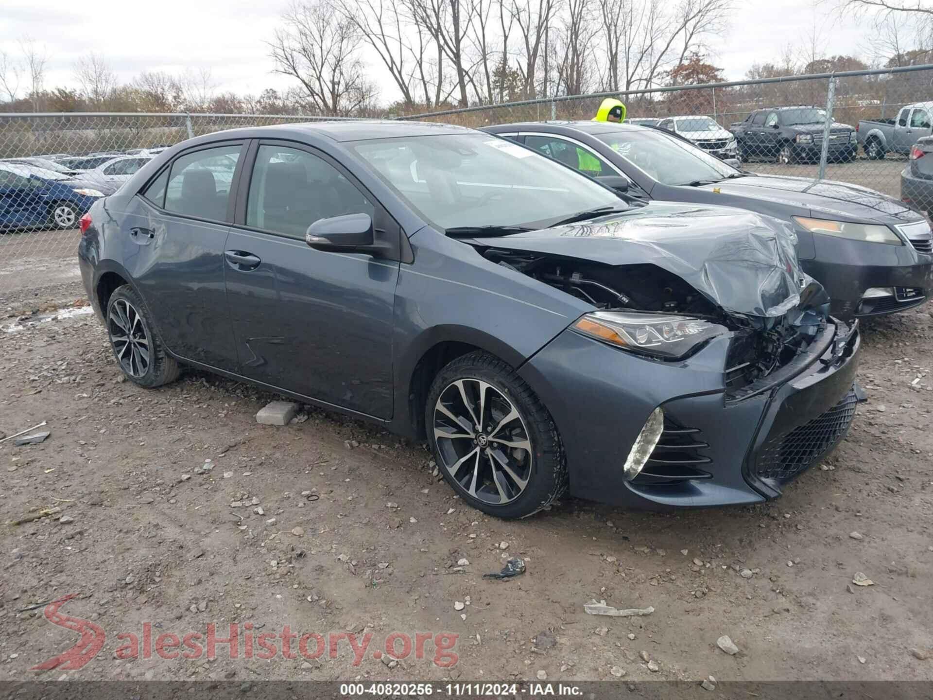 2018 TOYOTA COROLLA — VIN 2T1BURHE3JC089801