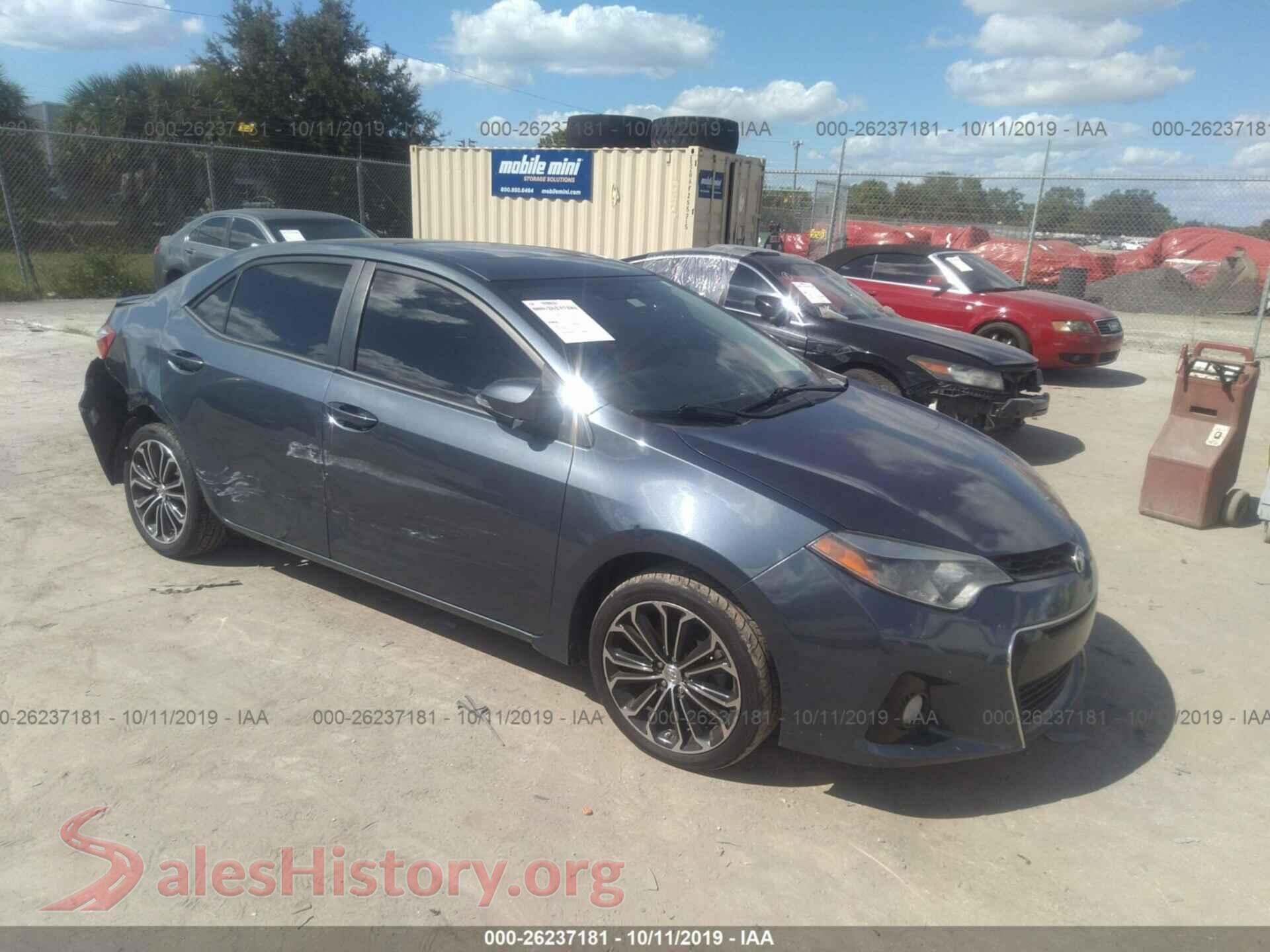 2014 TOYOTA COROLLA — VIN 2T1BURHE4EC045649