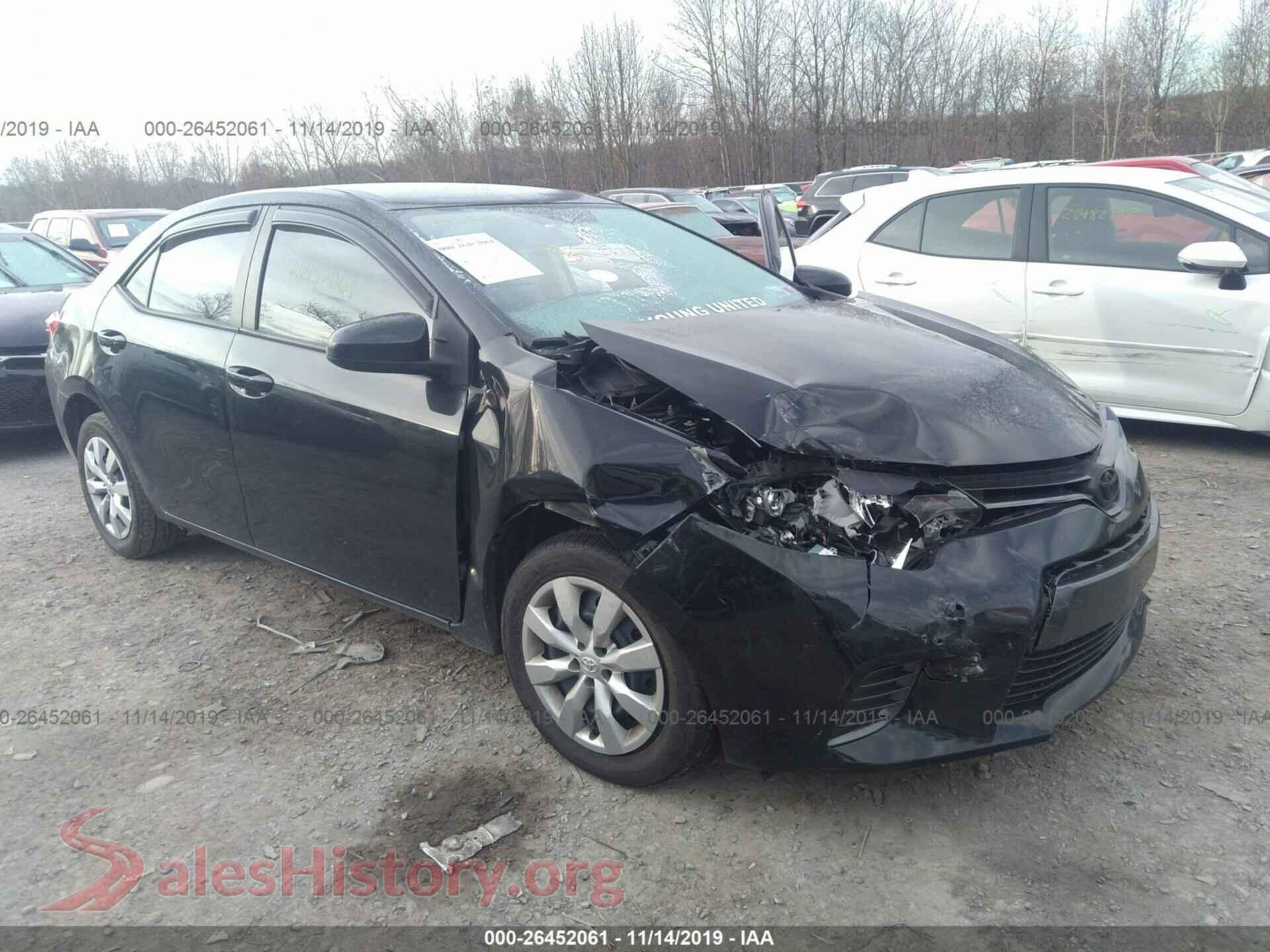 2015 TOYOTA COROLLA — VIN 2T1BURHE4FC410879