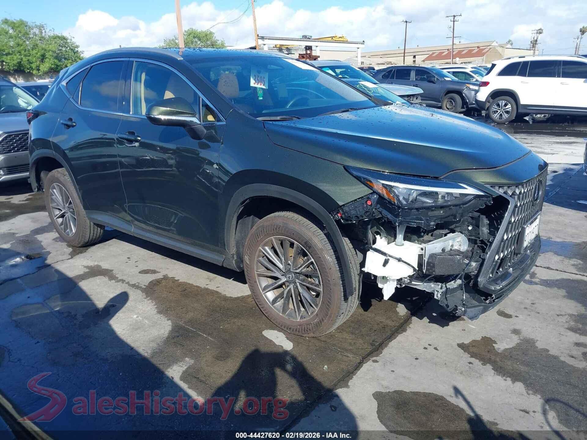 2025 LEXUS NX 250 — VIN 2T2ADCAZ4SC026046