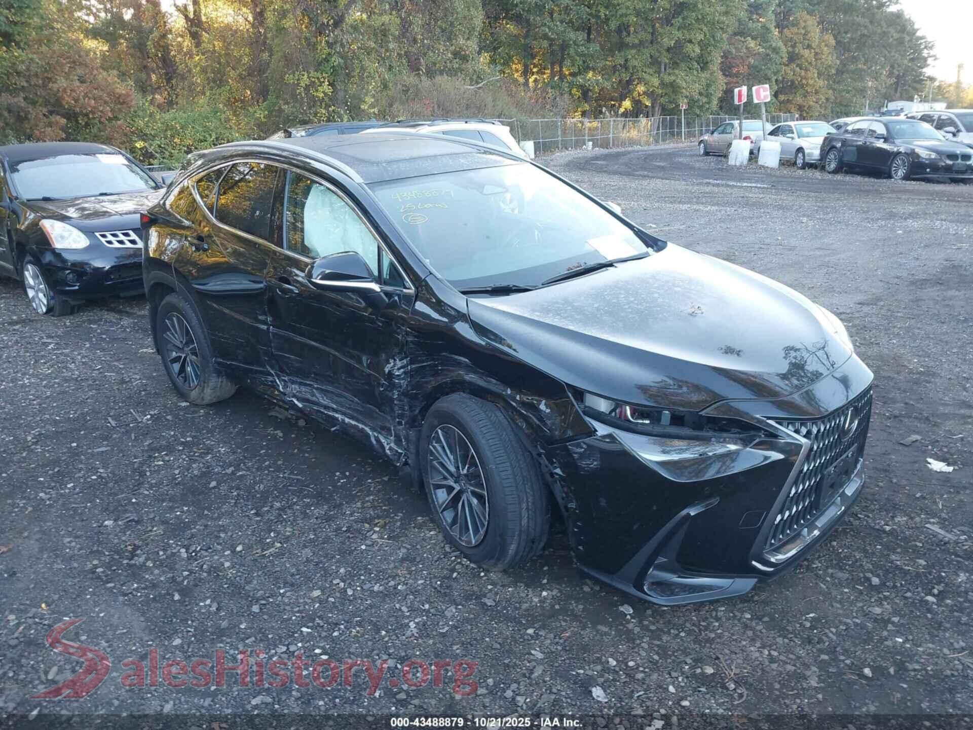 2025 LEXUS NX 350 — VIN 2T2AGCEZ5SC069781