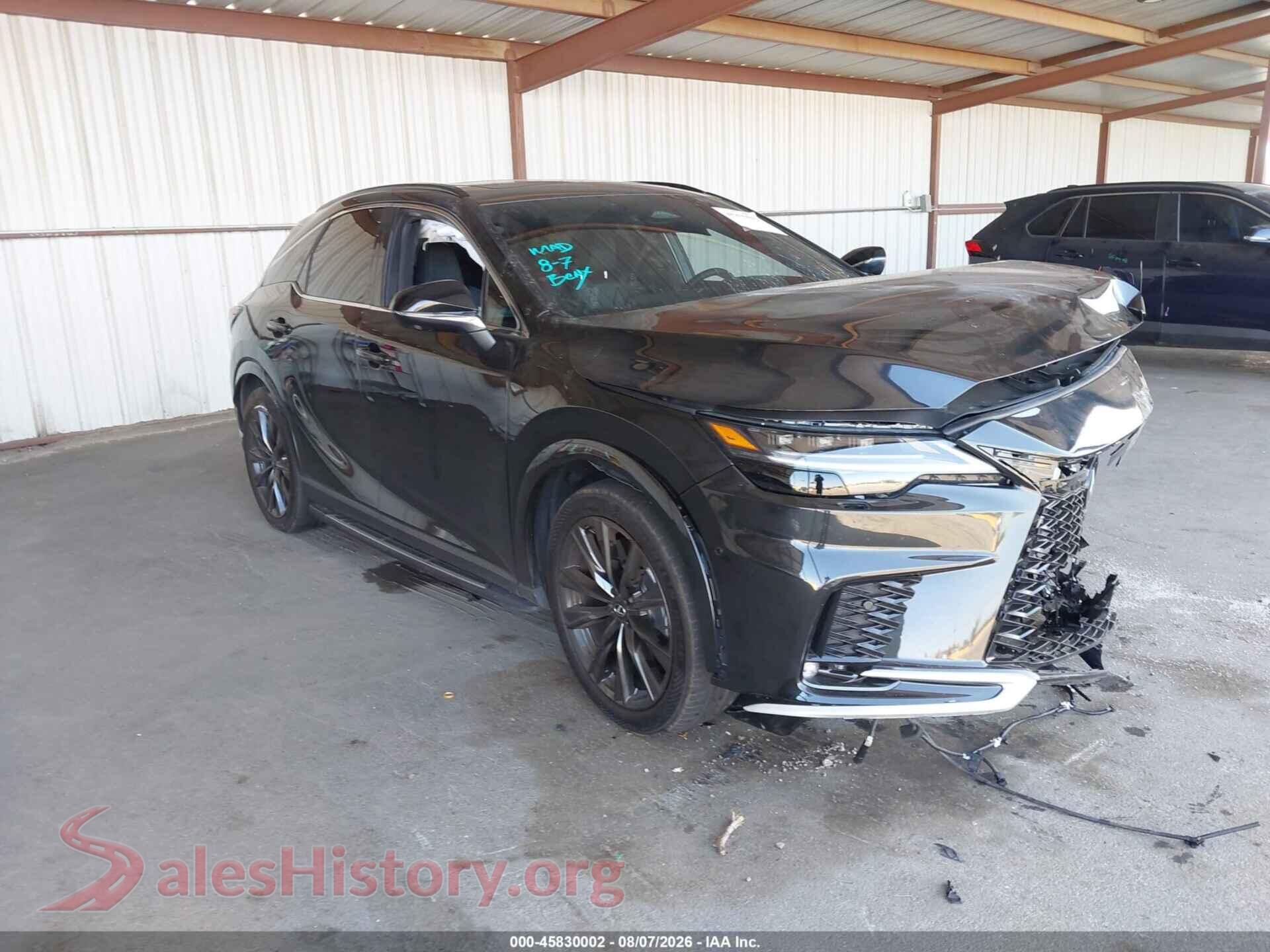 2023 LEXUS RX 350 — VIN 2T2BAMCA9PC034029
