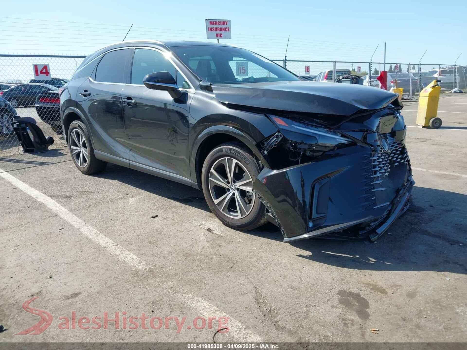 2023 LEXUS RX 350H — VIN 2T2BBMCA0PC017018