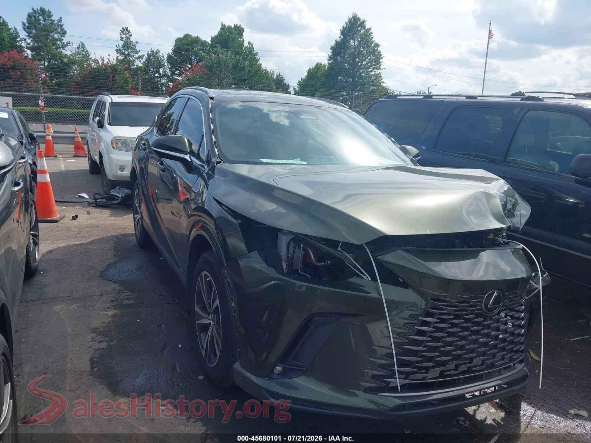 2025 LEXUS RX 350H — VIN 2T2BBMCA2SC069730