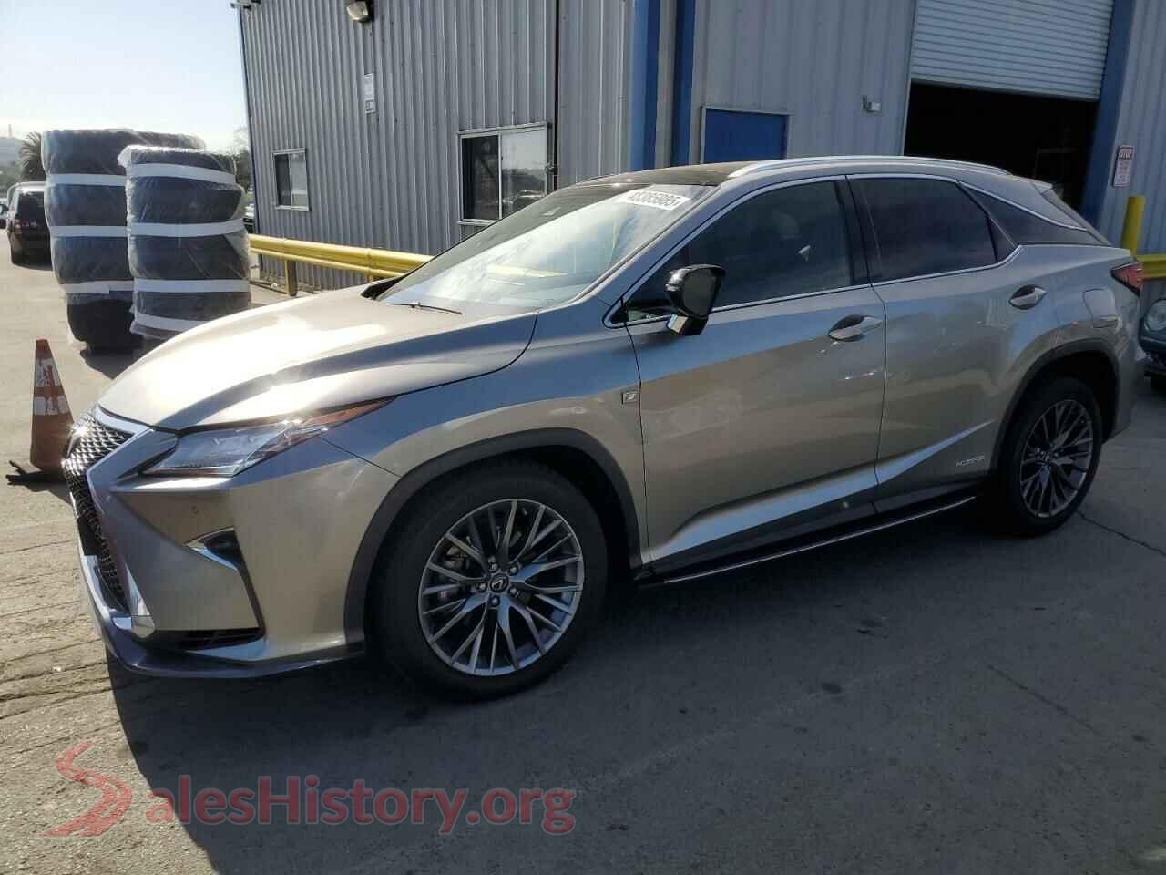 2018 LEXUS RX450 — VIN 2T2BGMCA1JC026321