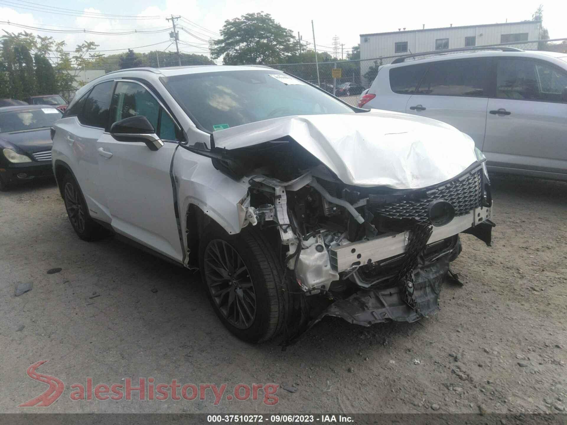 2019 LEXUS RX — VIN 2T2BGMCA1KC042553