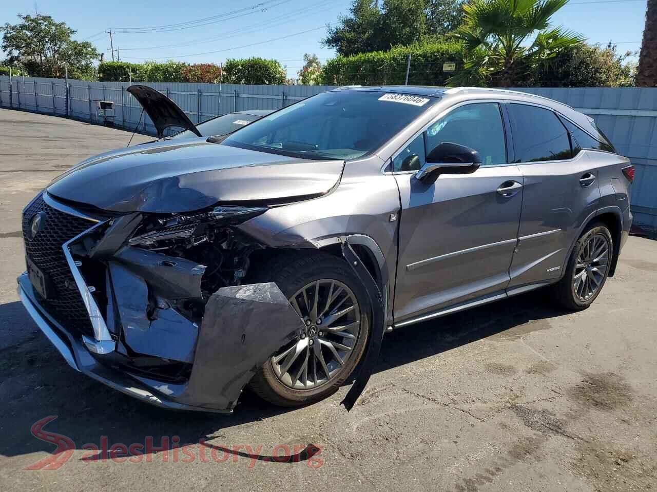 2018 LEXUS RX450 — VIN 2T2BGMCA7JC027151