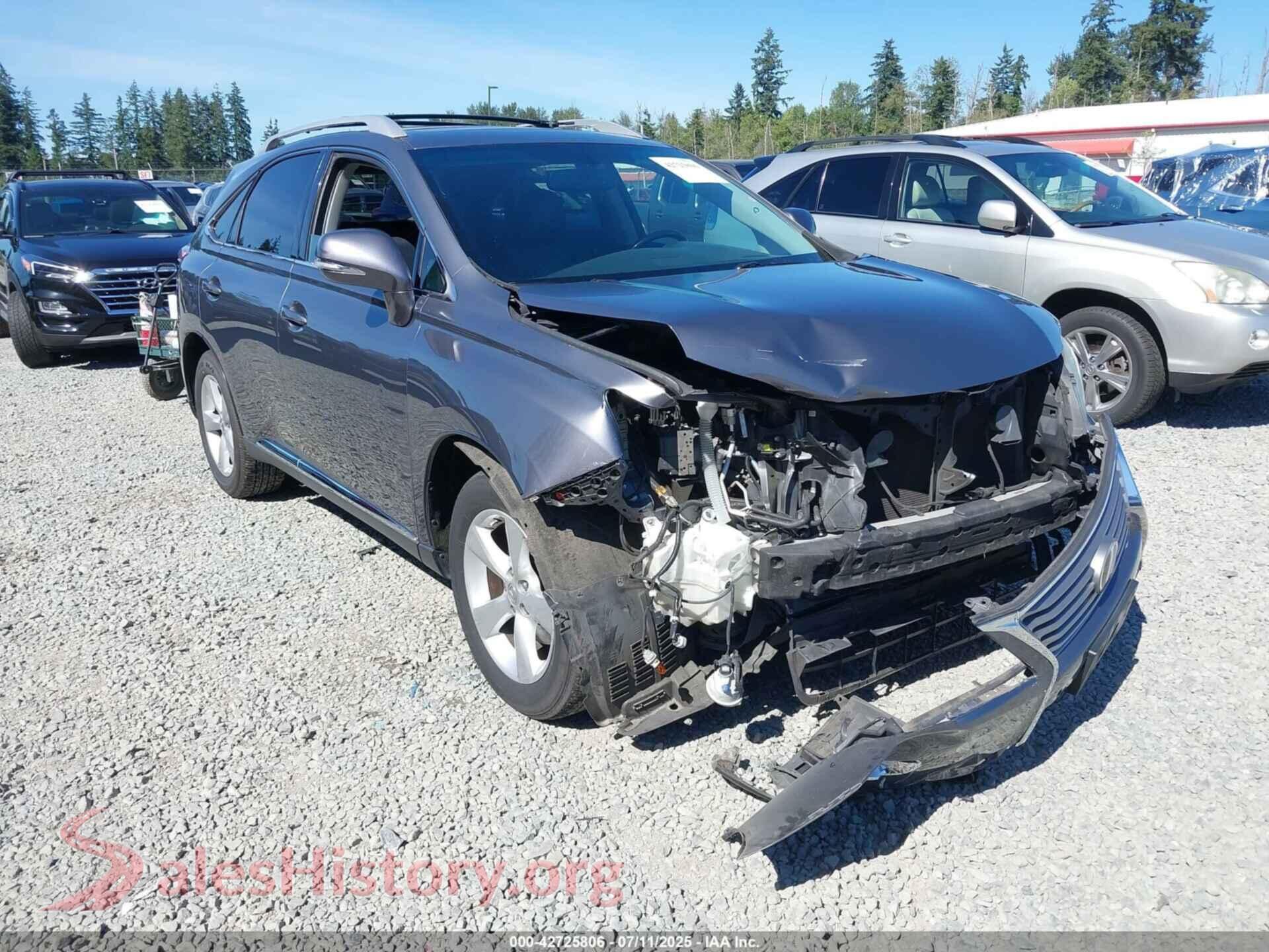 2015 LEXUS RX 350 — VIN 2T2BK1BA0FC306074
